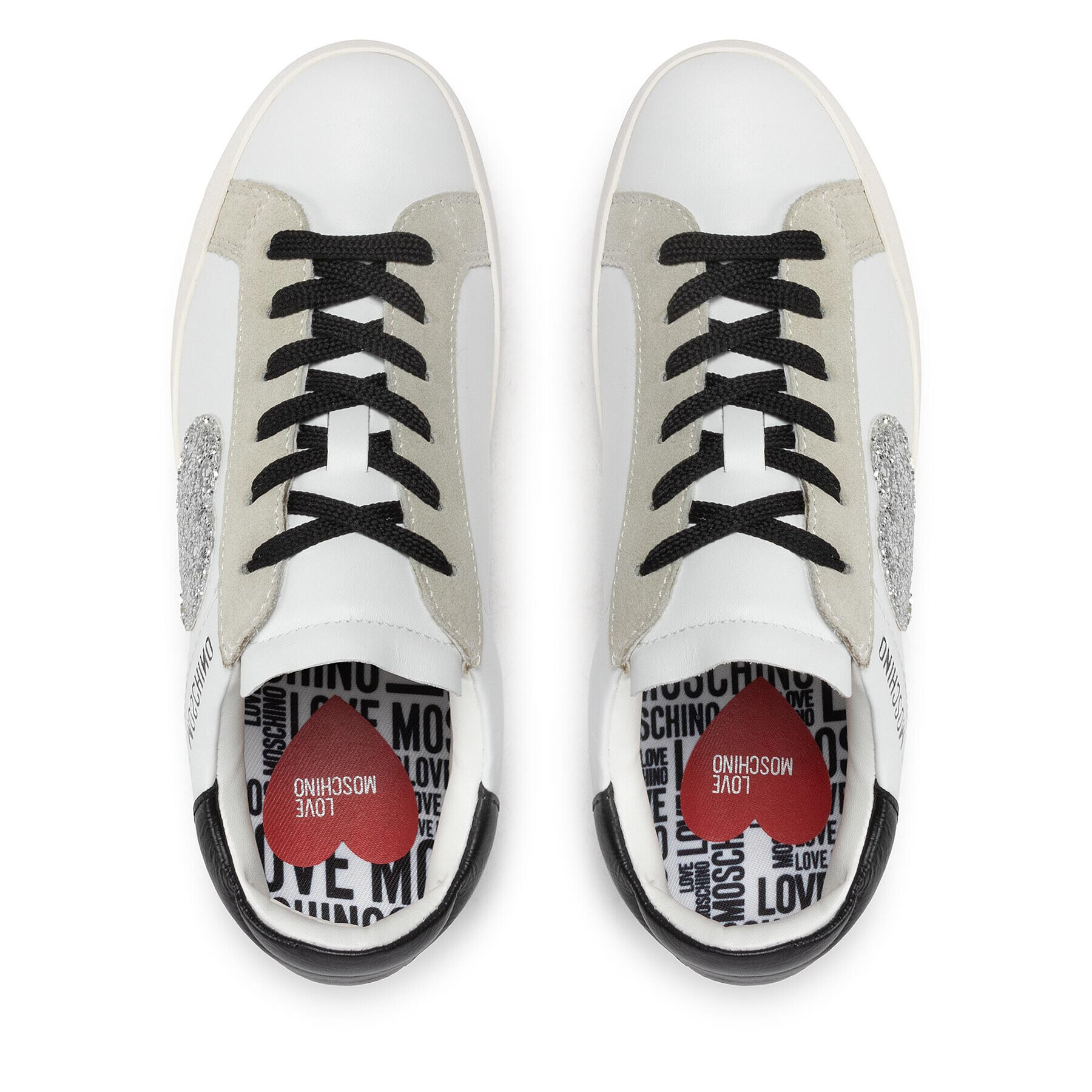 LOVE MOSCHINO Sneakersy JA15402G1FIAC10A Biela - Pepit.sk