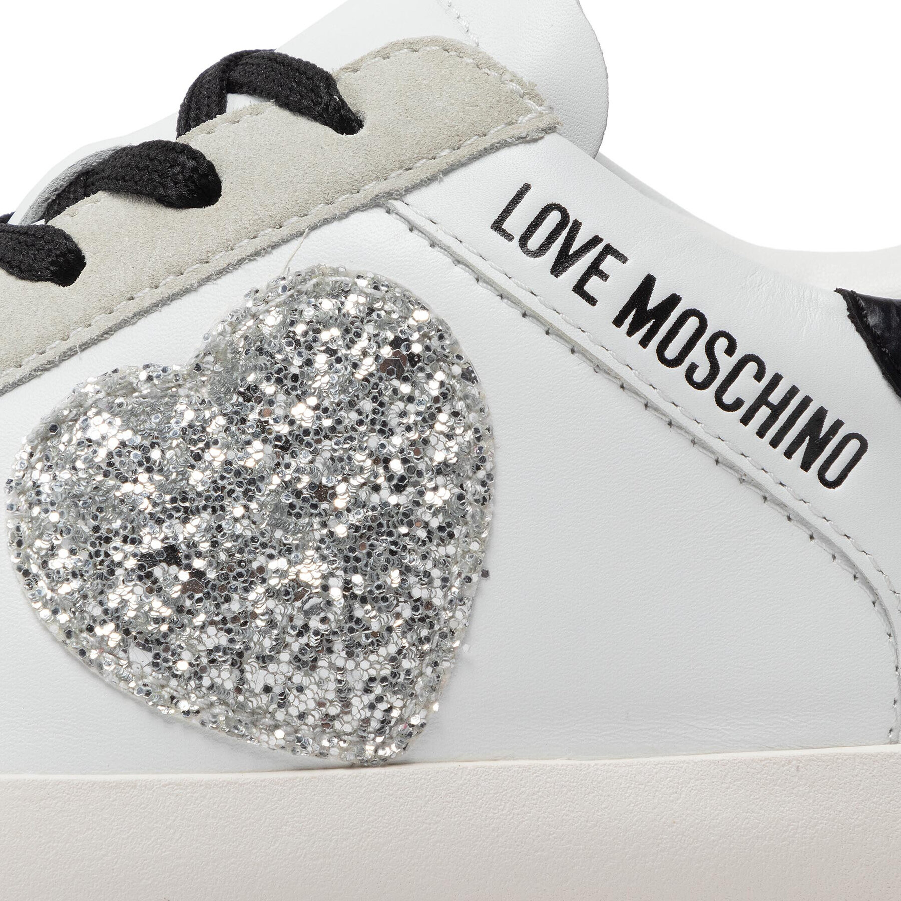 LOVE MOSCHINO Sneakersy JA15402G1FIAC10A Biela - Pepit.sk