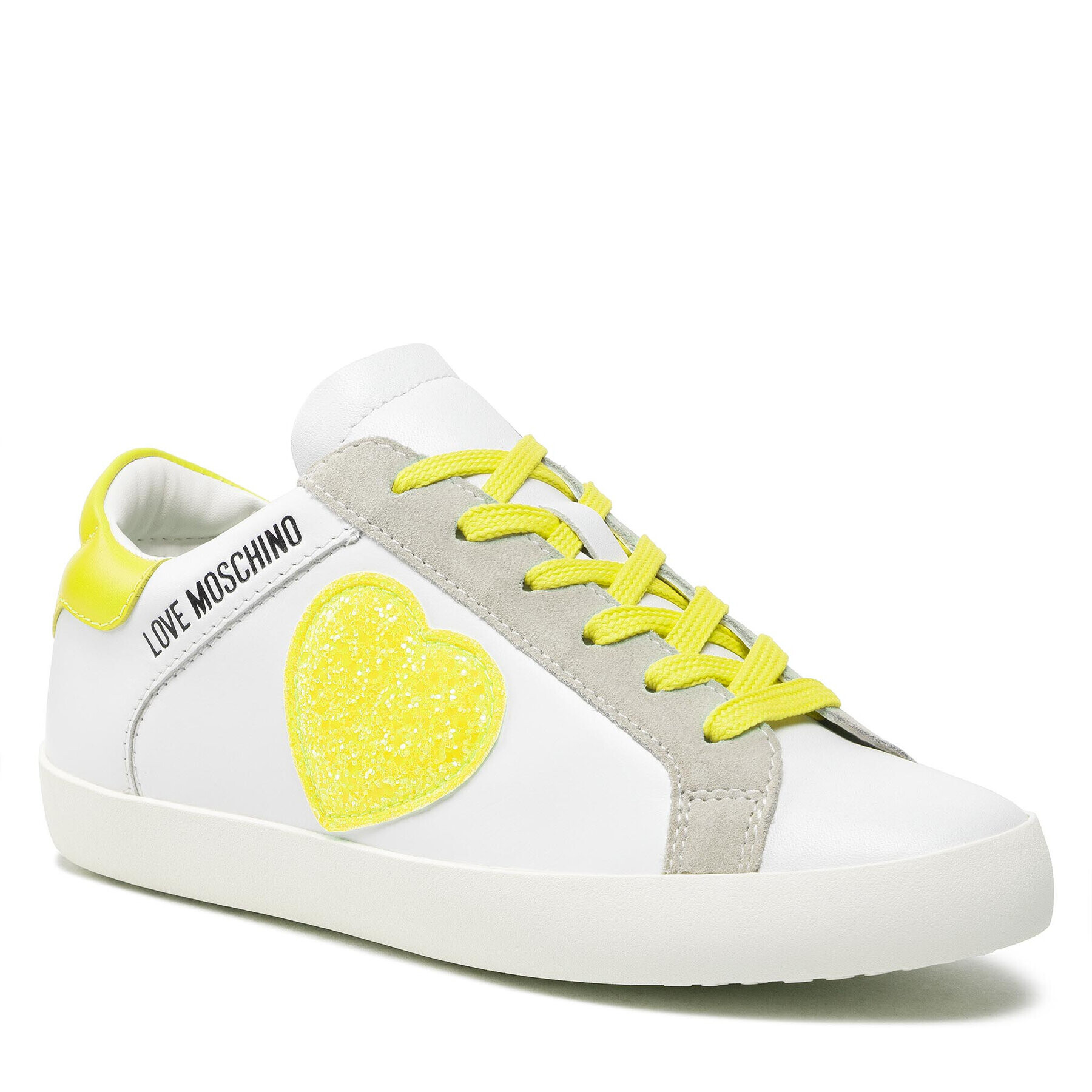 LOVE MOSCHINO Sneakersy JA15402G1FIAD10A Biela - Pepit.sk