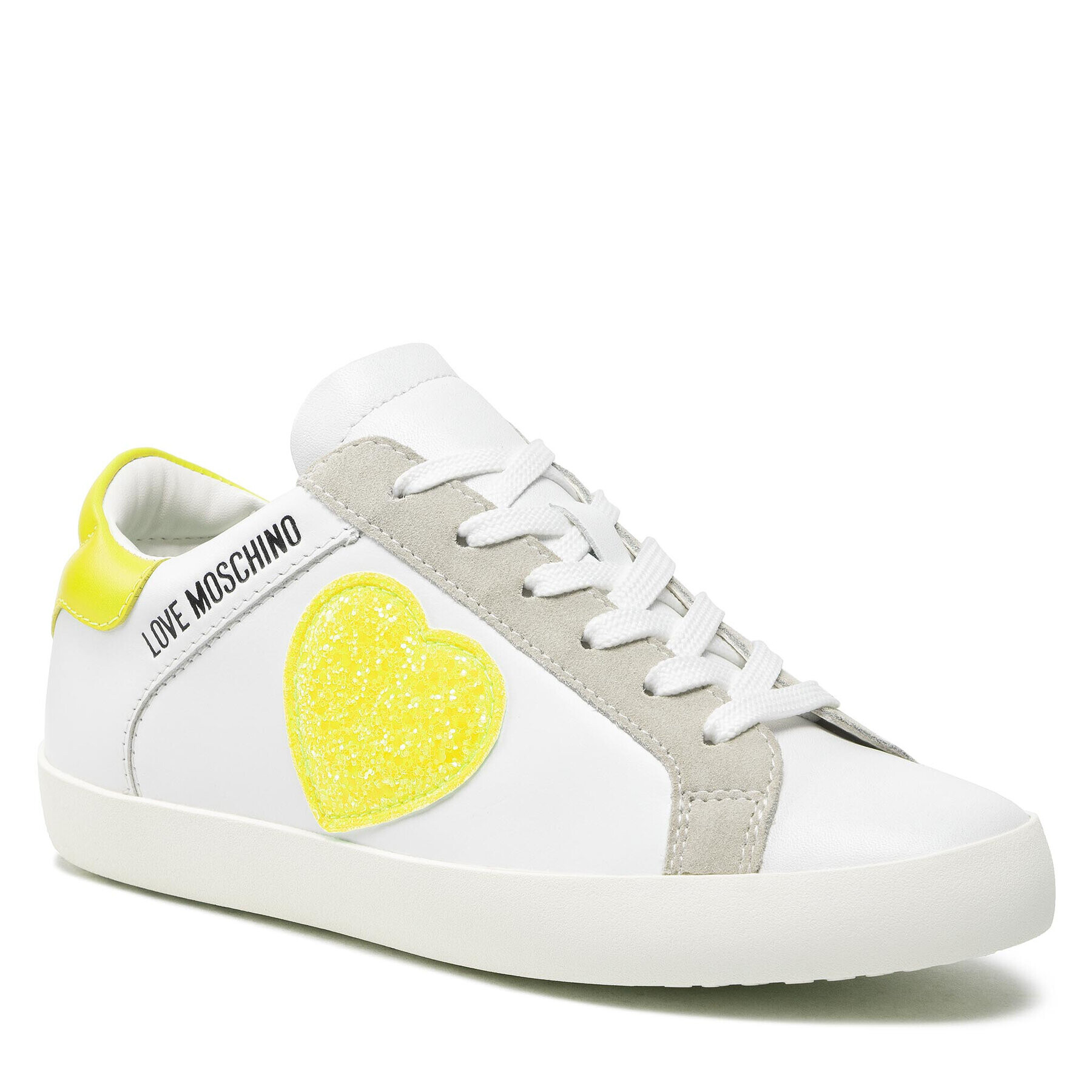 LOVE MOSCHINO Sneakersy JA15402G1FIAD10A Biela - Pepit.sk