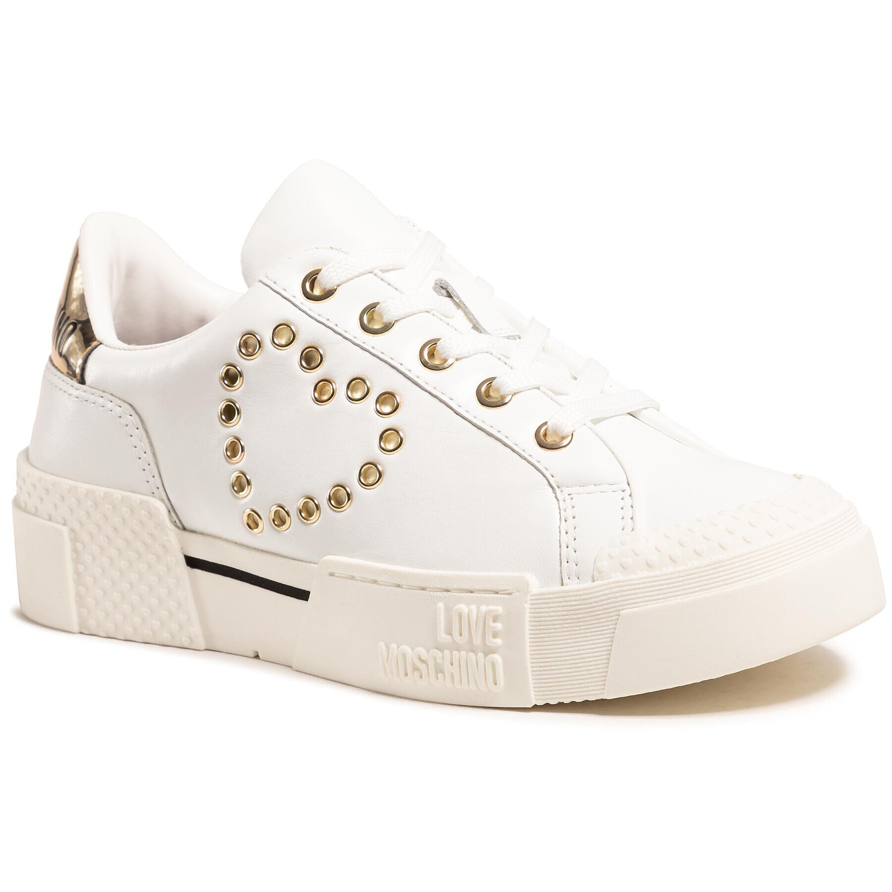 LOVE MOSCHINO Sneakersy JA15425G0CJAS100 Biela - Pepit.sk