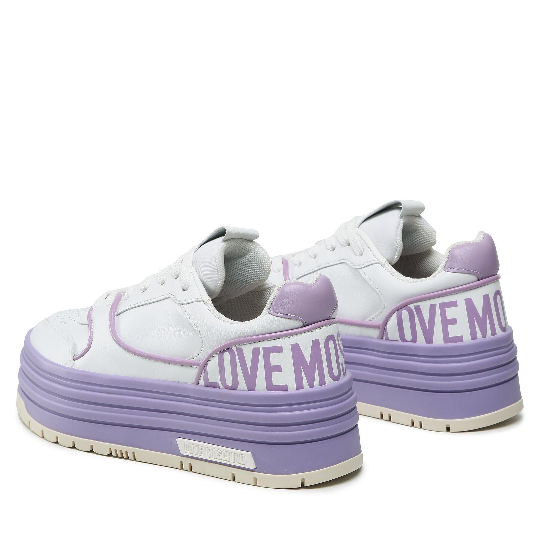 LOVE MOSCHINO Sneakersy JA15426G1GIAO10D Biela - Pepit.sk