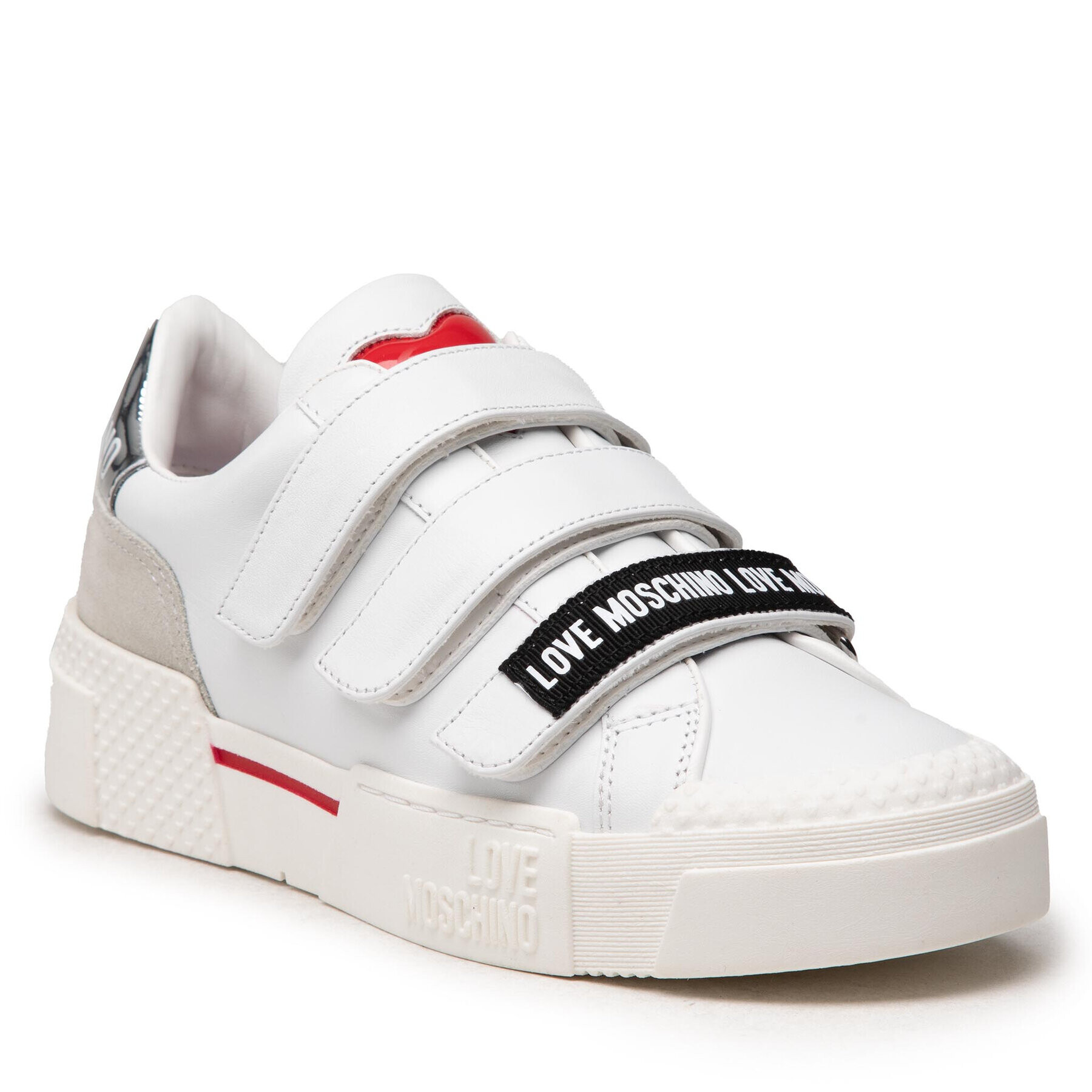 LOVE MOSCHINO Sneakersy JA15475G0DIAF10A Biela - Pepit.sk