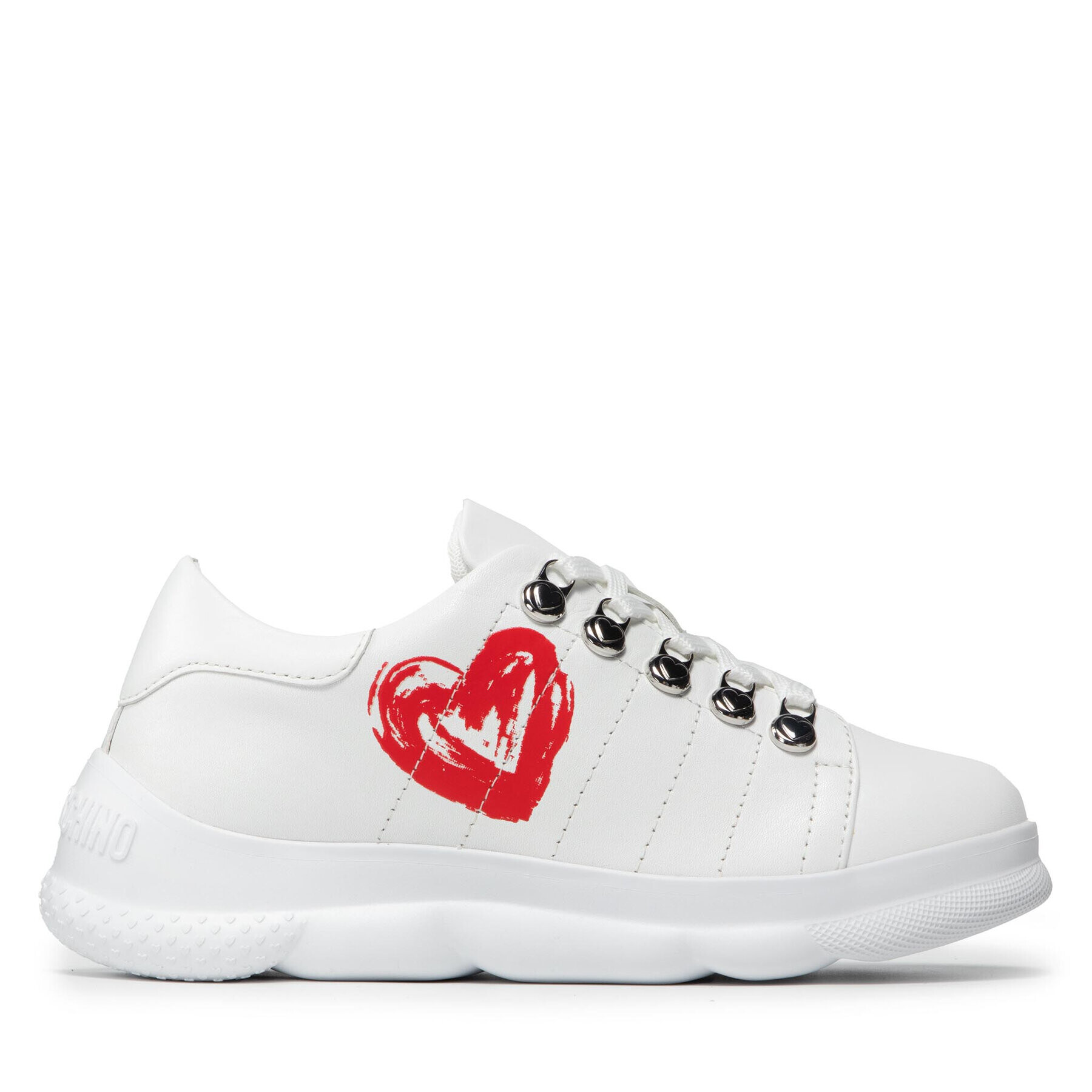 LOVE MOSCHINO Sneakersy JA15504G0DIE0100 Biela - Pepit.sk