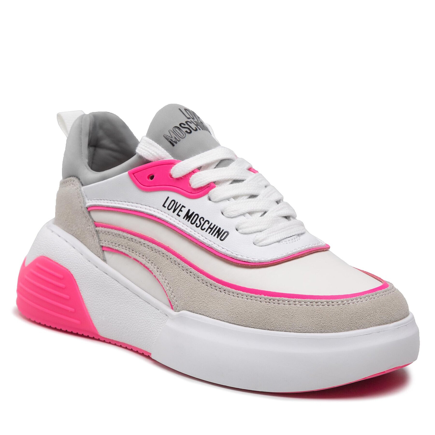 LOVE MOSCHINO Sneakersy JA15845G0FJH710A Biela - Pepit.sk