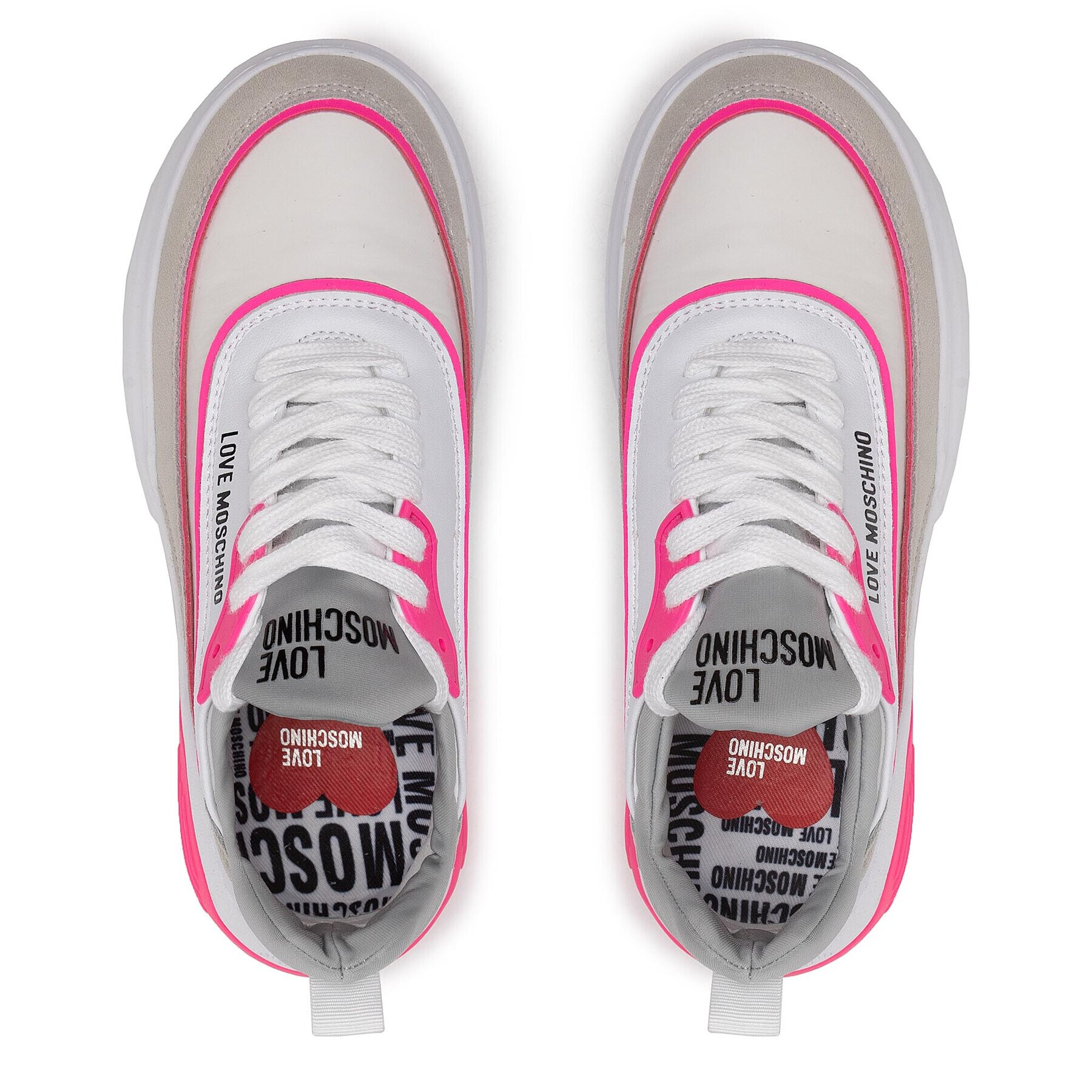 LOVE MOSCHINO Sneakersy JA15845G0FJH710A Biela - Pepit.sk