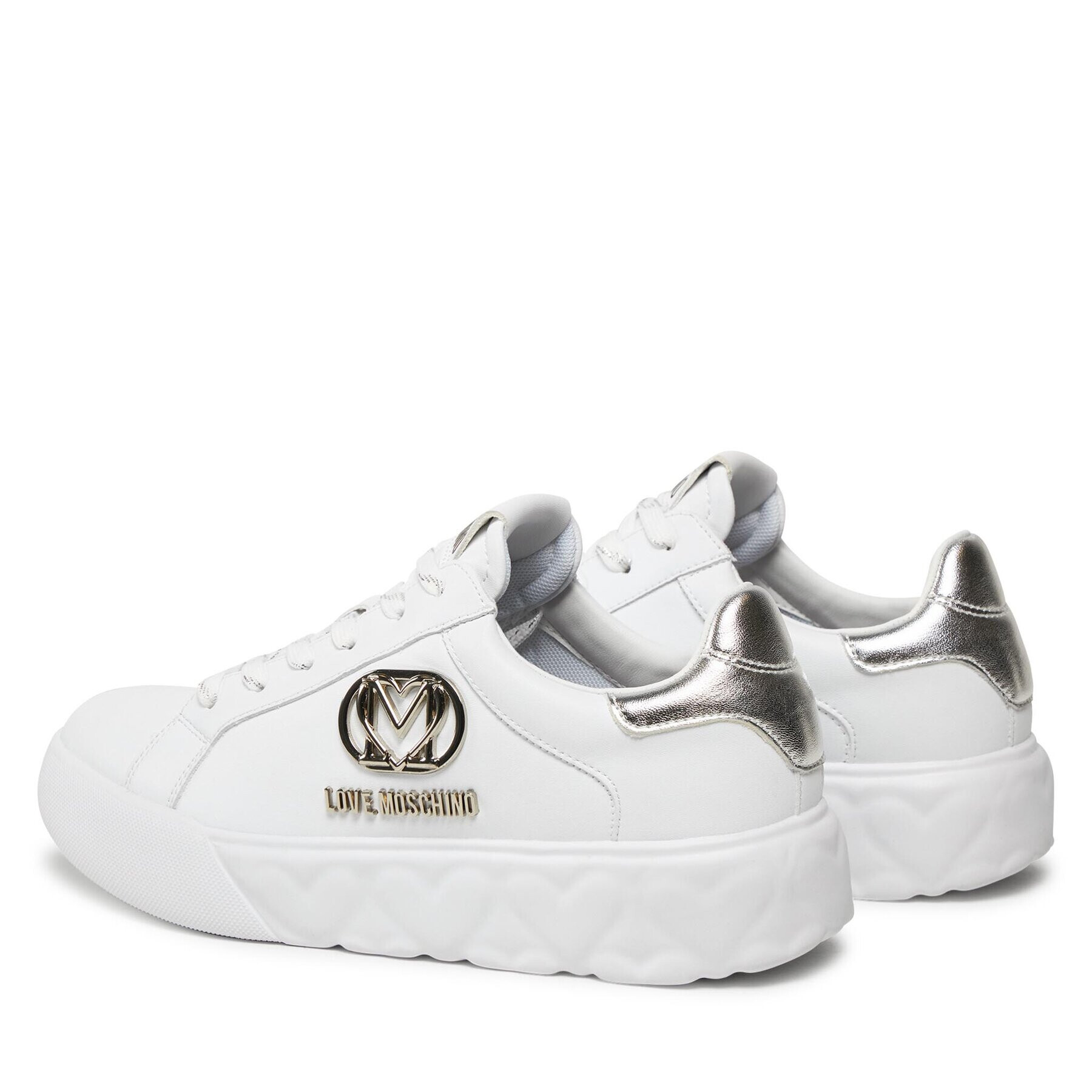 LOVE MOSCHINO Sneakersy JA15914G0HIA210B Biela - Pepit.sk