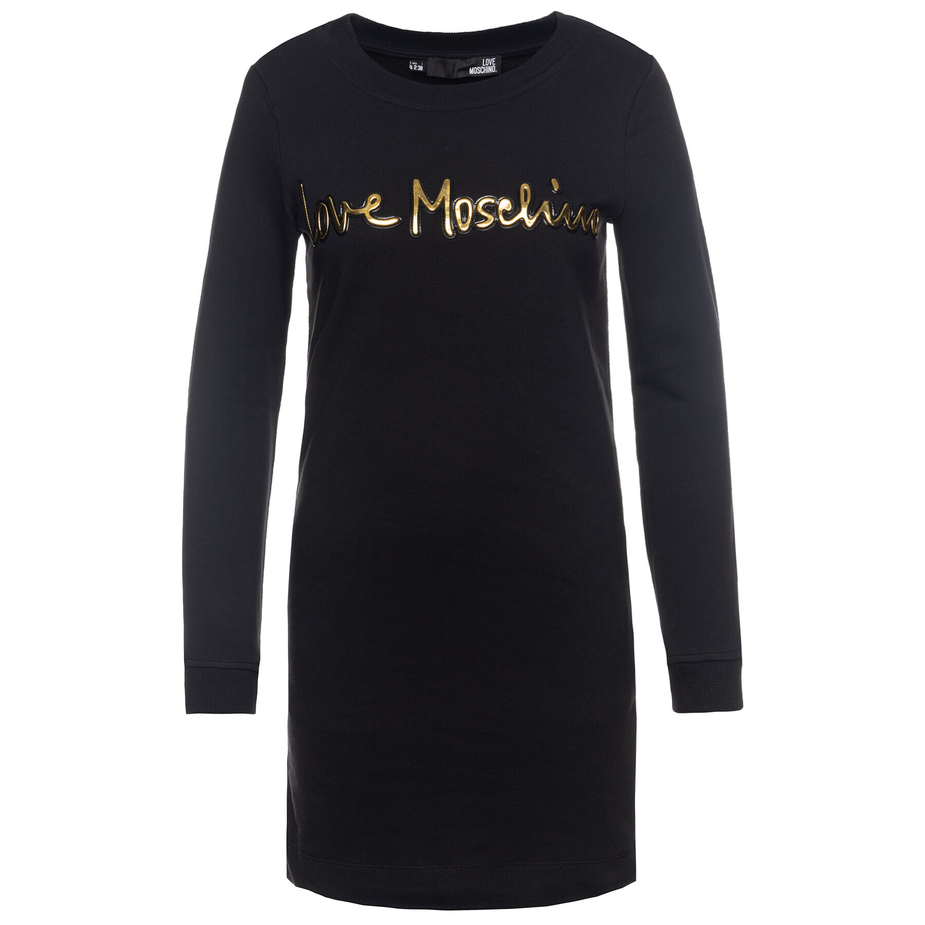 LOVE MOSCHINO Úpletové šaty W584709M 4068 Čierna Slim Fit - Pepit.sk