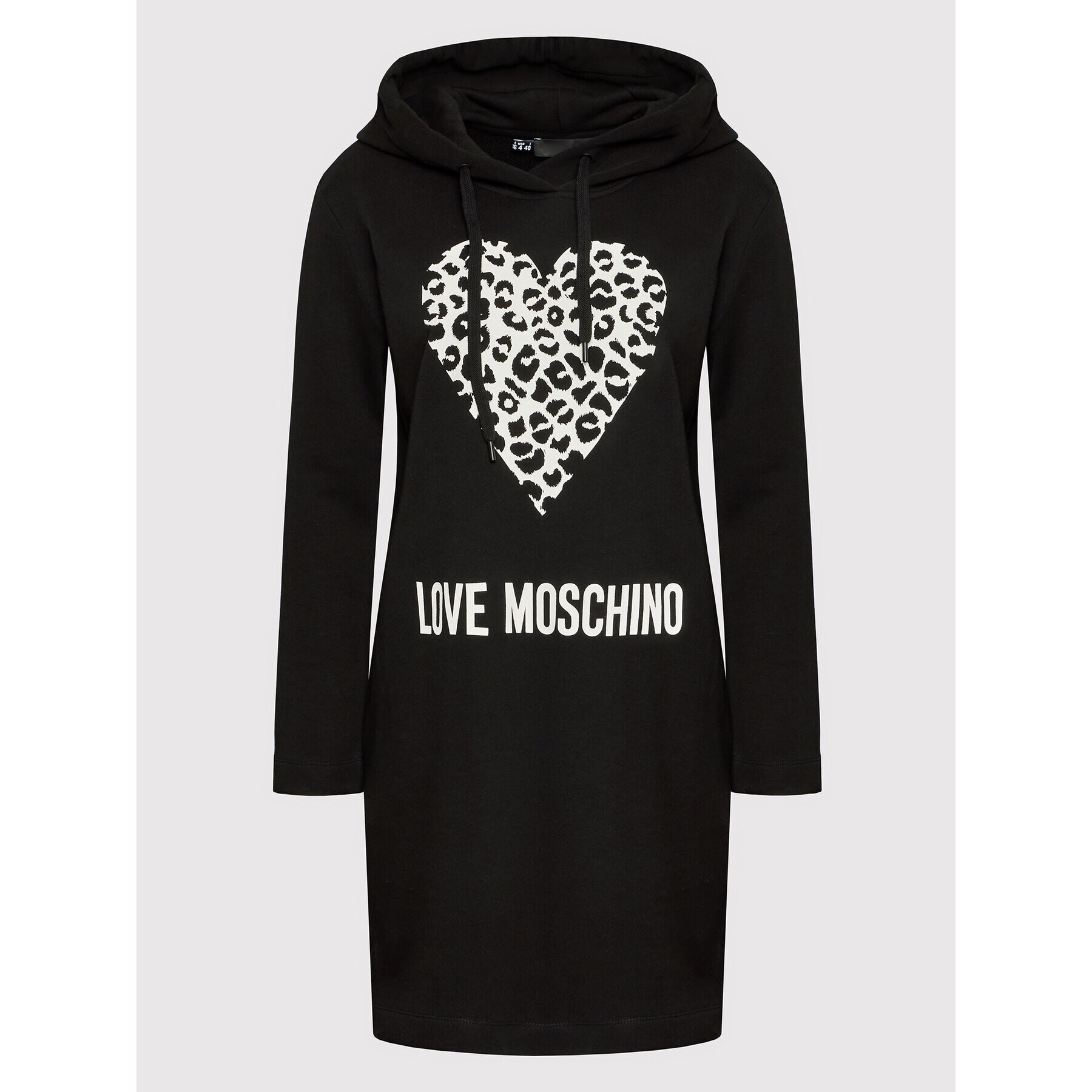 LOVE MOSCHINO Úpletové šaty W5B1905M 4055 Čierna Regular Fit - Pepit.sk