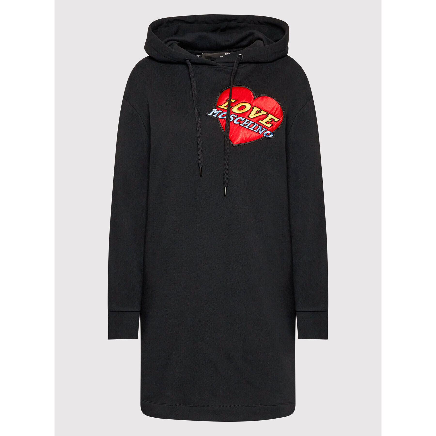 LOVE MOSCHINO Úpletové šaty W5B2480M 4055 Čierna Regular Fit - Pepit.sk