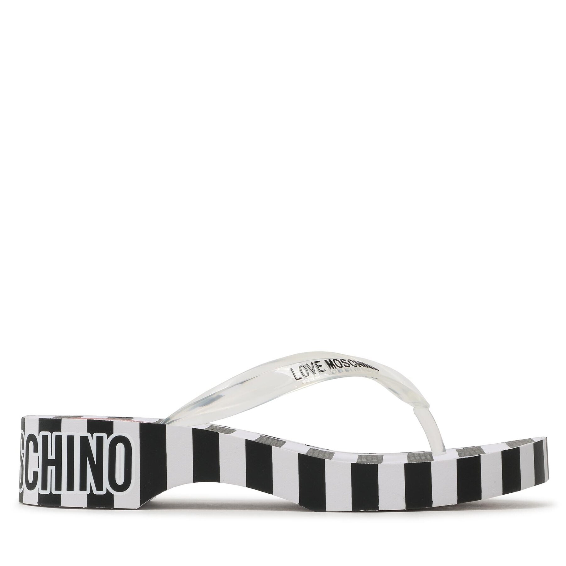 LOVE MOSCHINO Žabky JA28244G0GI3400A Priehľadná - Pepit.sk