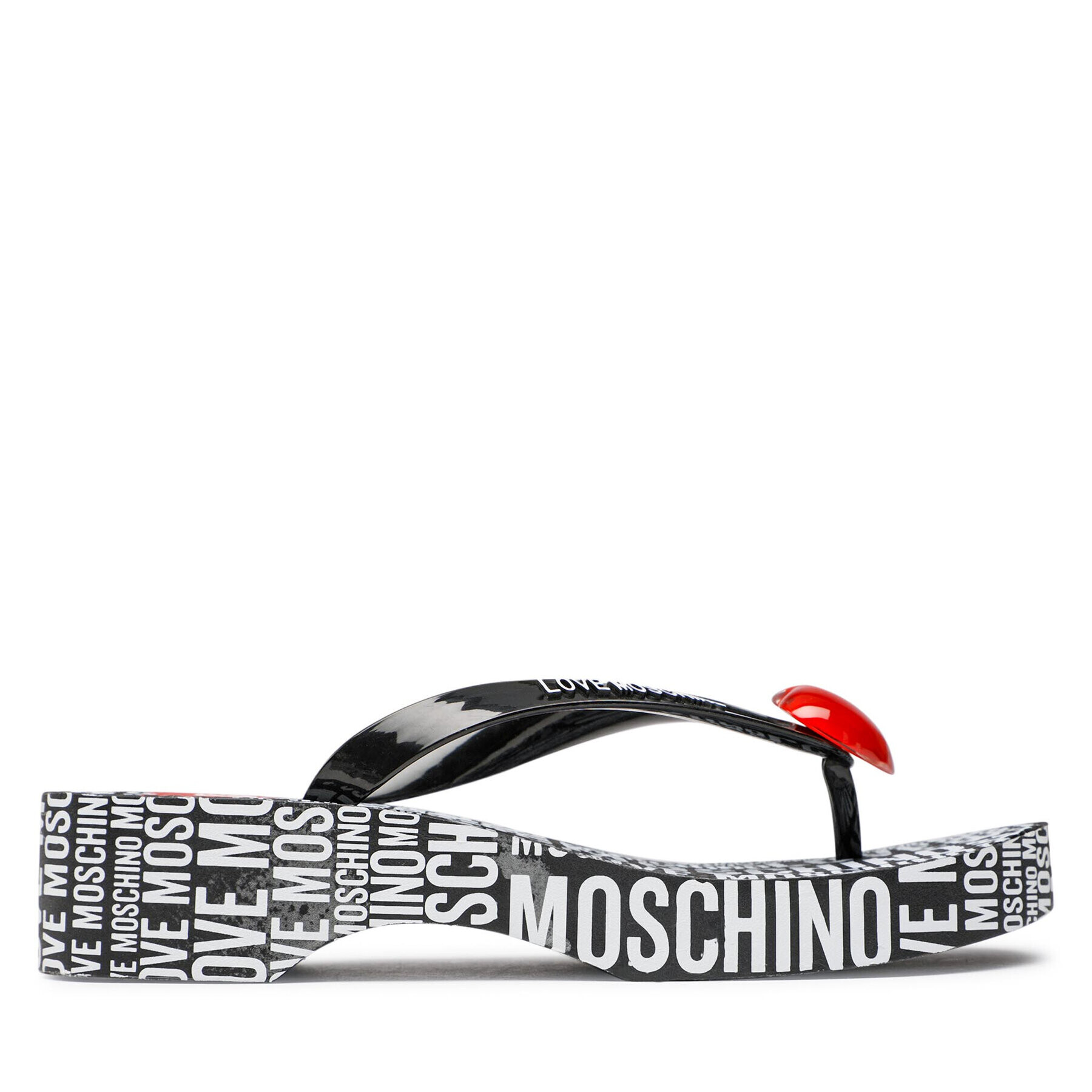 LOVE MOSCHINO Žabky JA28314G0EI36000 Čierna - Pepit.sk