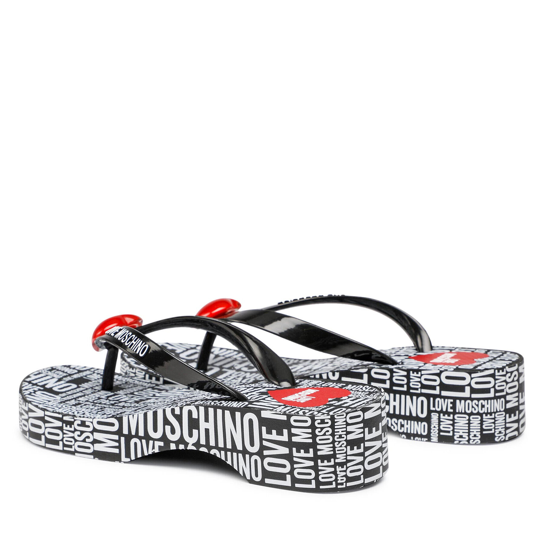 LOVE MOSCHINO Žabky JA28314G0EI36000 Čierna - Pepit.sk