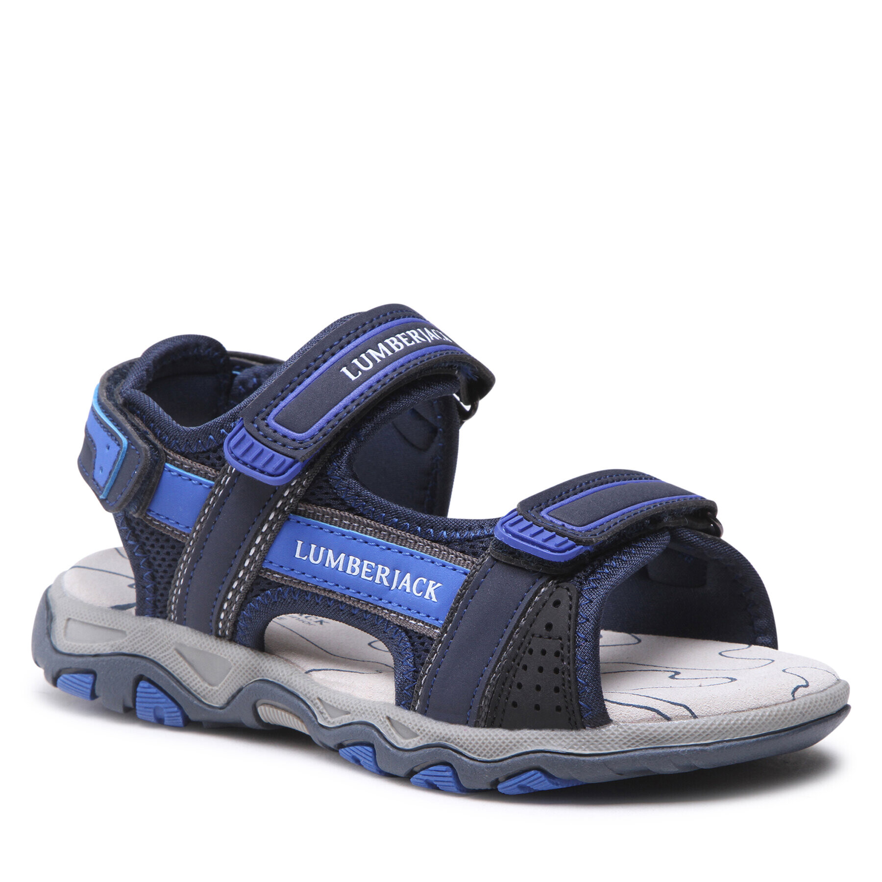 Lumberjack Topánky SANDAL 2 BANDS Tmavomodrá - Pepit.sk