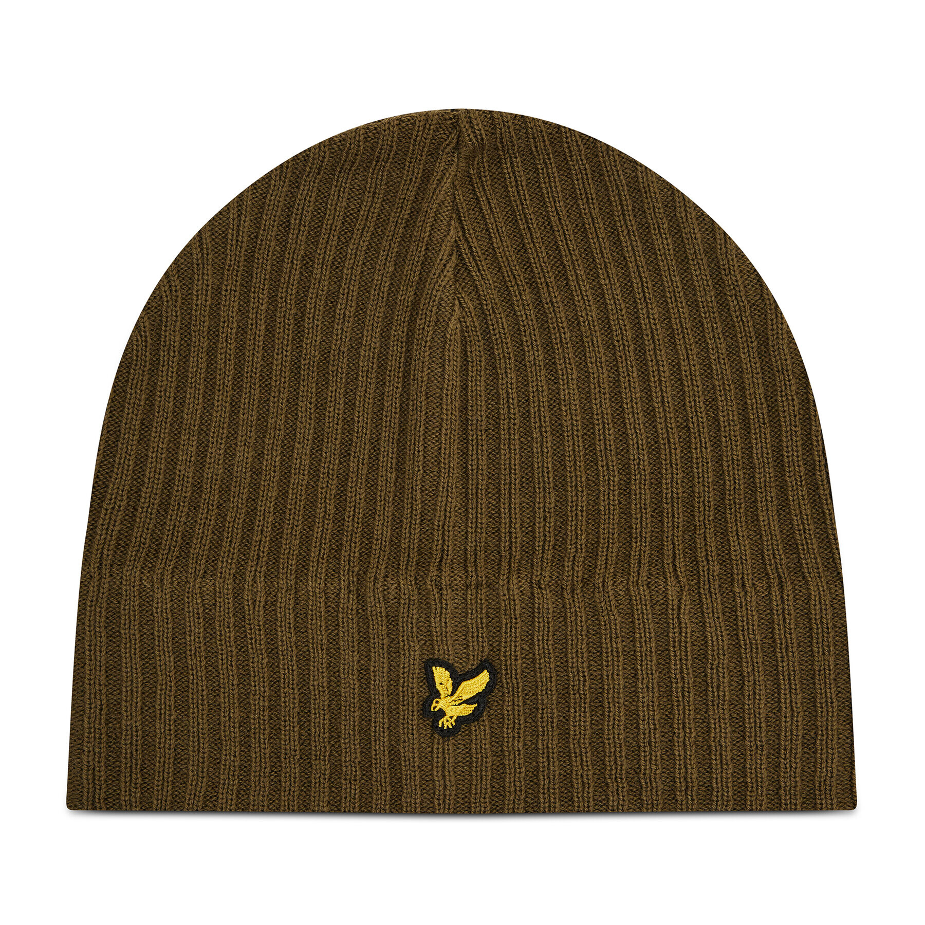 Lyle & Scott Čiapka Knitted Ribbed Beanie HE502AC Zelená - Pepit.sk