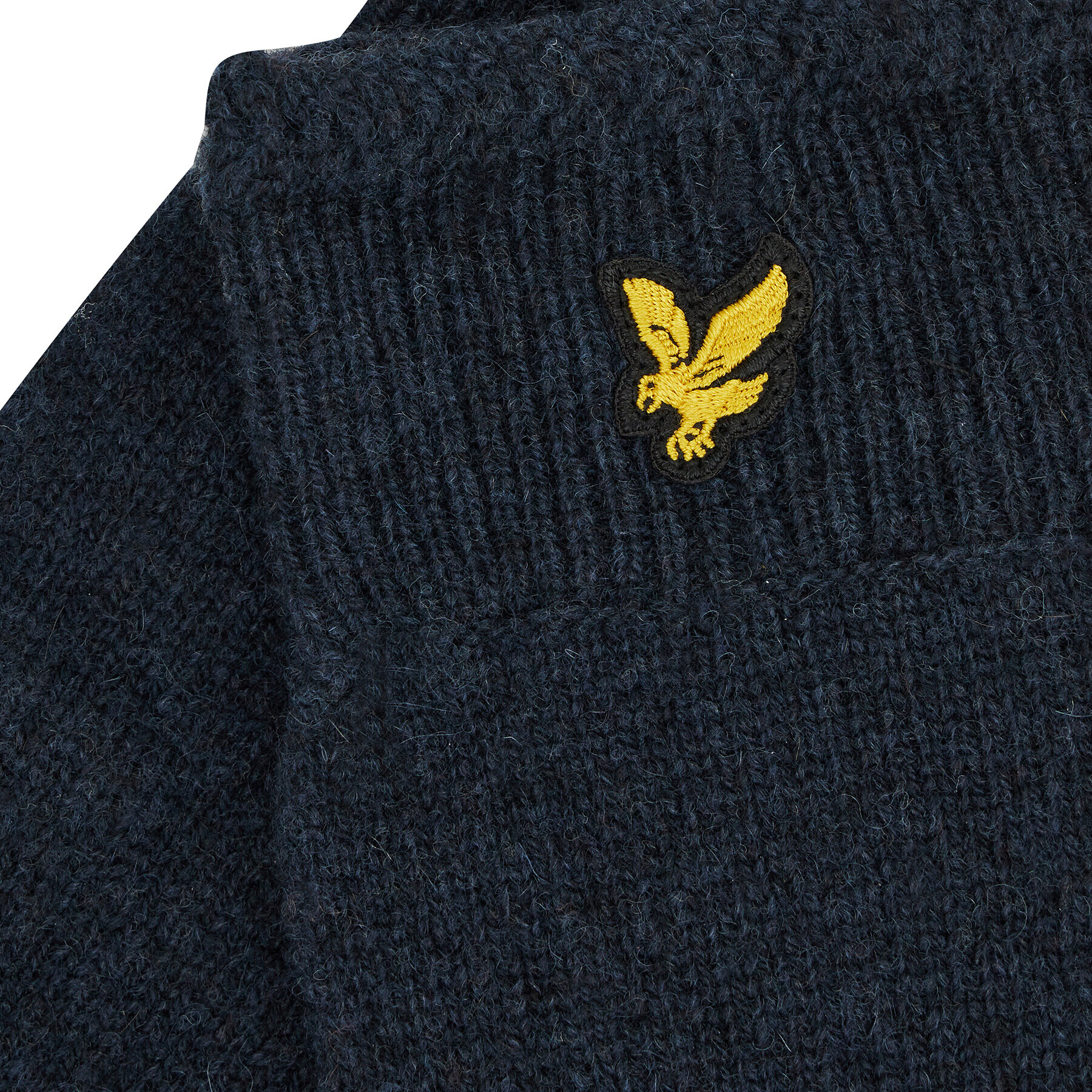 Lyle & Scott Pánske rukavice Racked Rib Gloves GL304CL Tmavomodrá - Pepit.sk