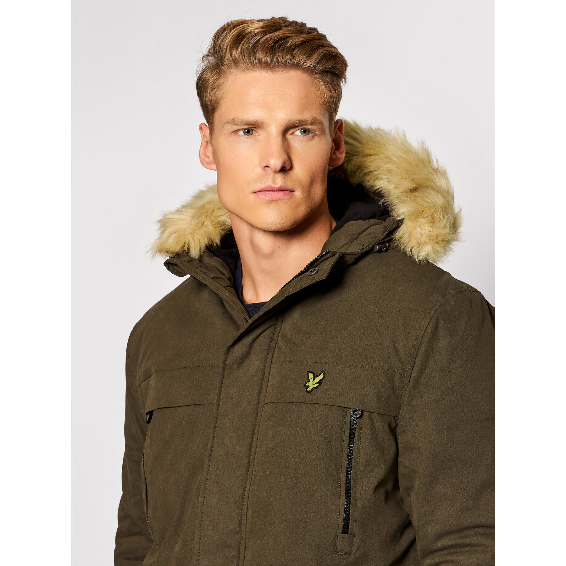 Lyle & Scott Parka JK1536V Zelená Regular Fit - Pepit.sk