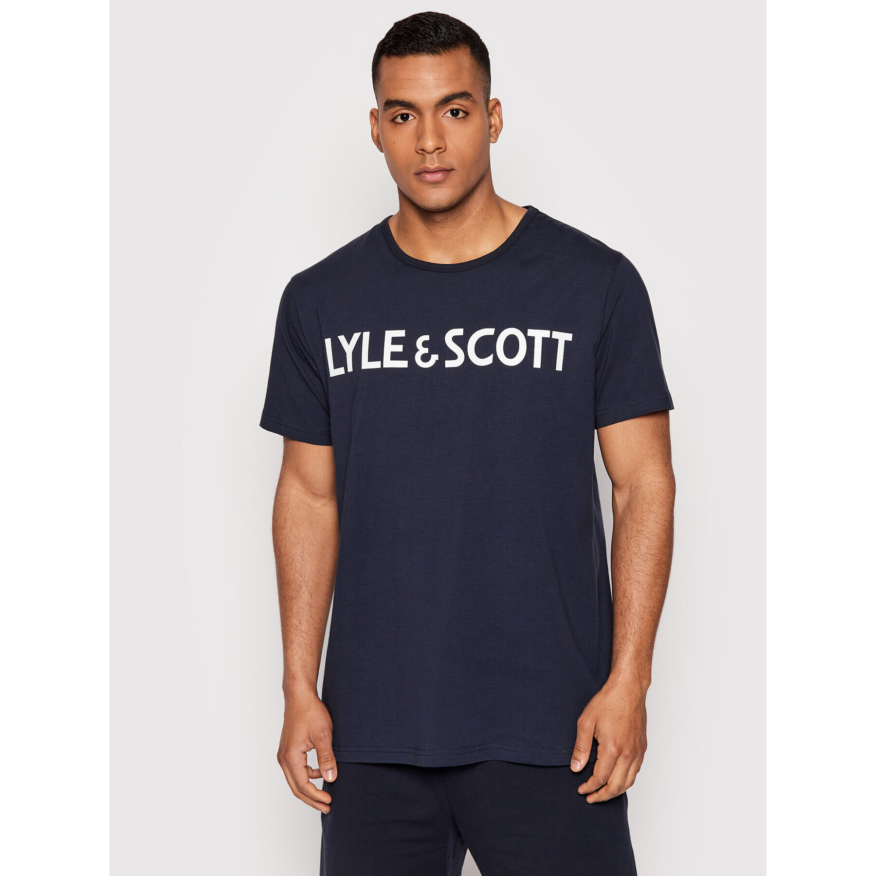 Lyle & Scott Pyžamo Anton LSLSET971 Tmavomodrá Regular Fit - Pepit.sk