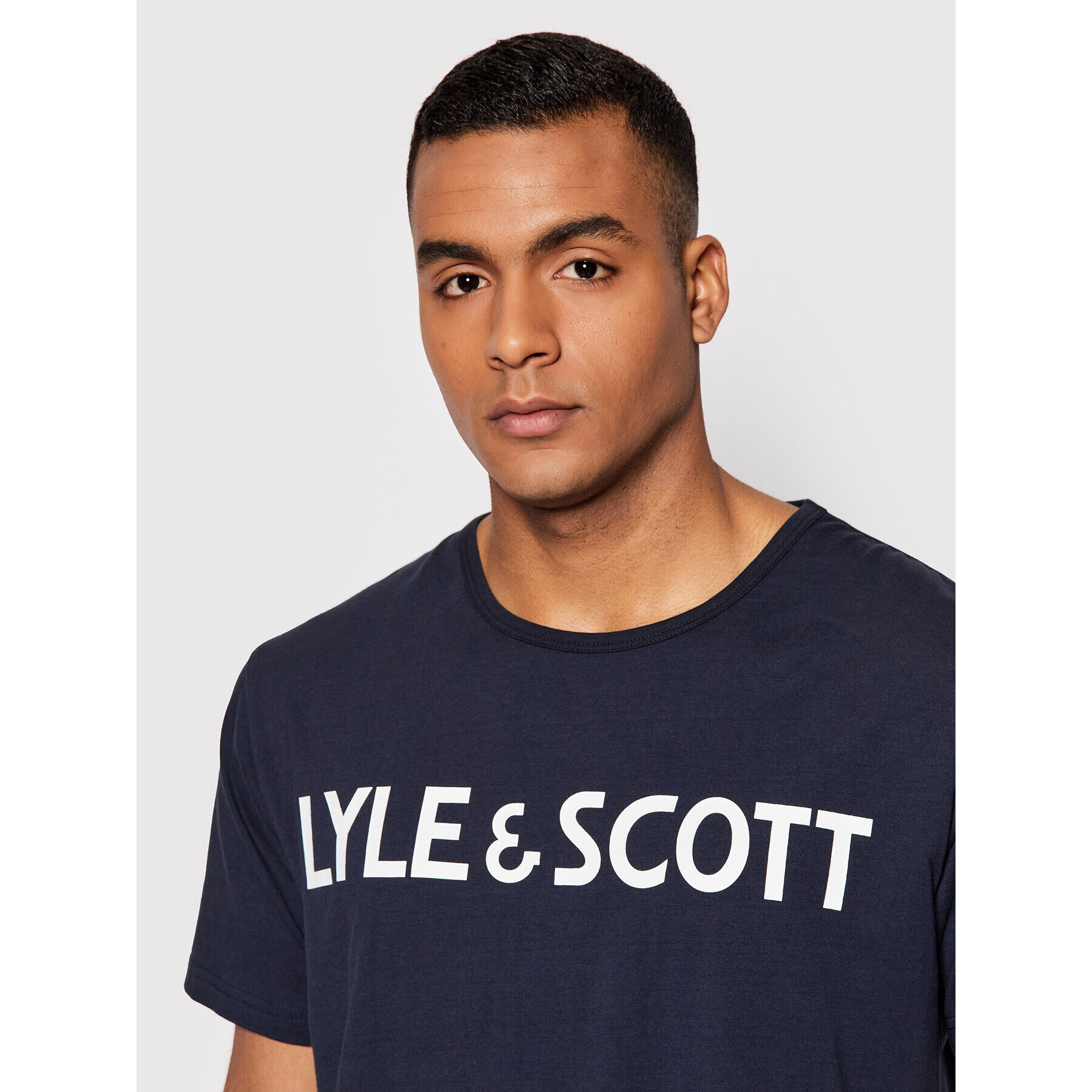 Lyle & Scott Pyžamo Anton LSLSET971 Tmavomodrá Regular Fit - Pepit.sk