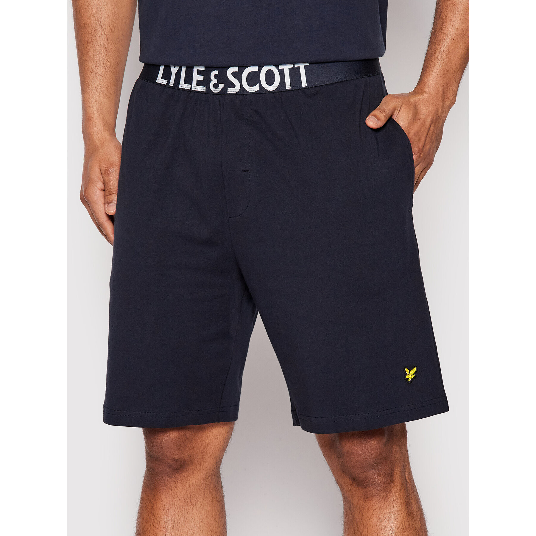 Lyle & Scott Pyžamo Anton LSLSET971 Tmavomodrá Regular Fit - Pepit.sk