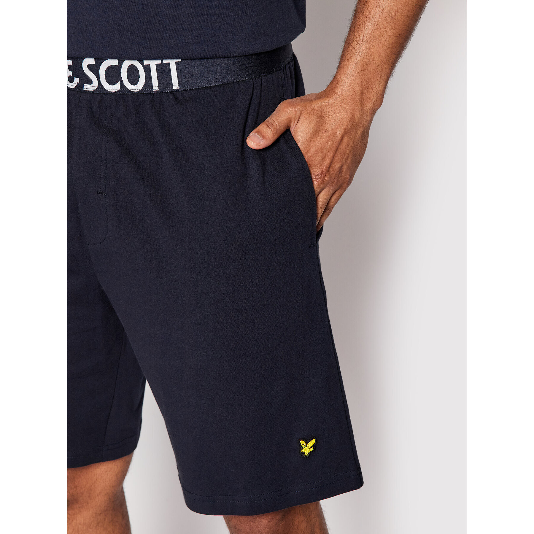 Lyle & Scott Pyžamo Anton LSLSET971 Tmavomodrá Regular Fit - Pepit.sk