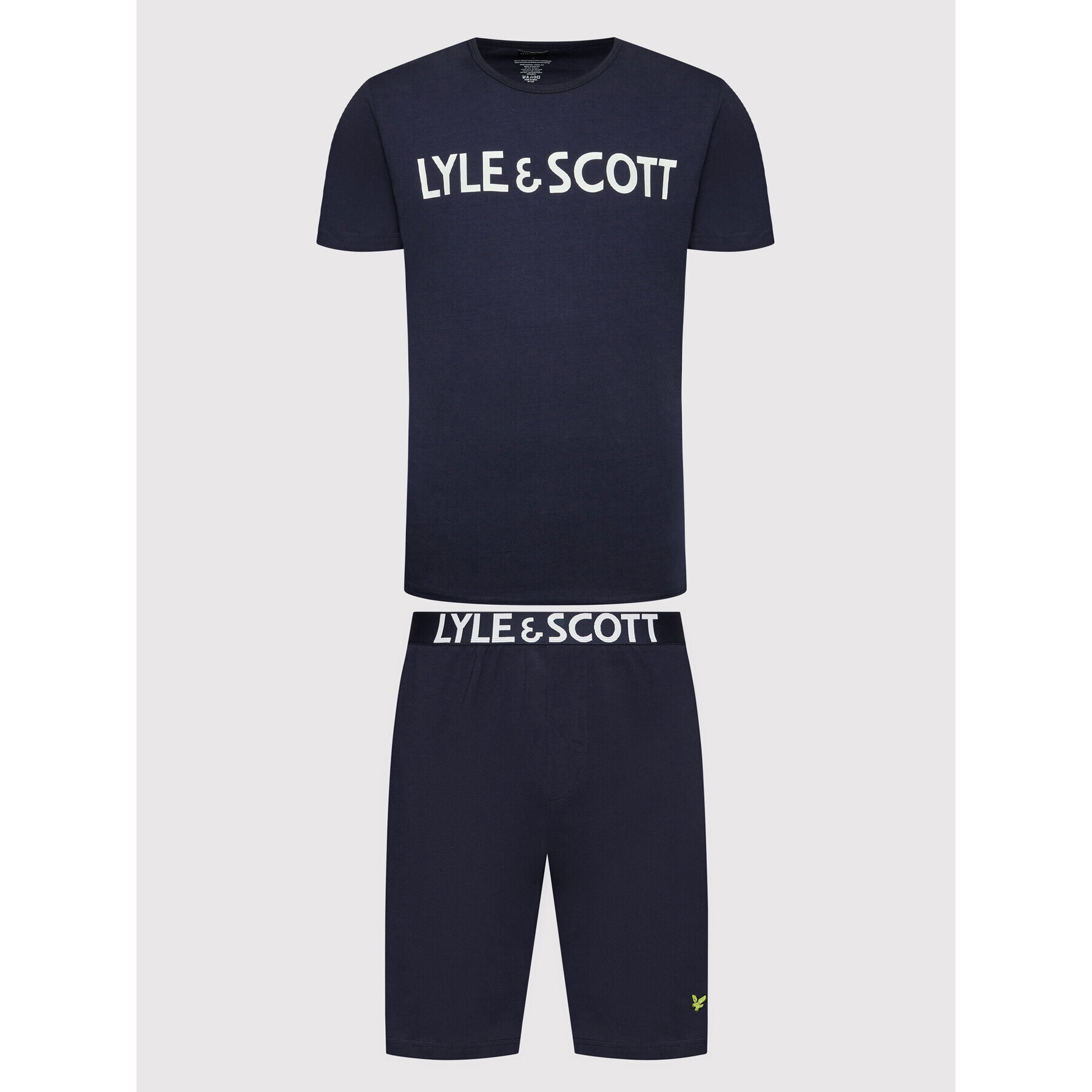 Lyle & Scott Pyžamo Anton LSLSET971 Tmavomodrá Regular Fit - Pepit.sk