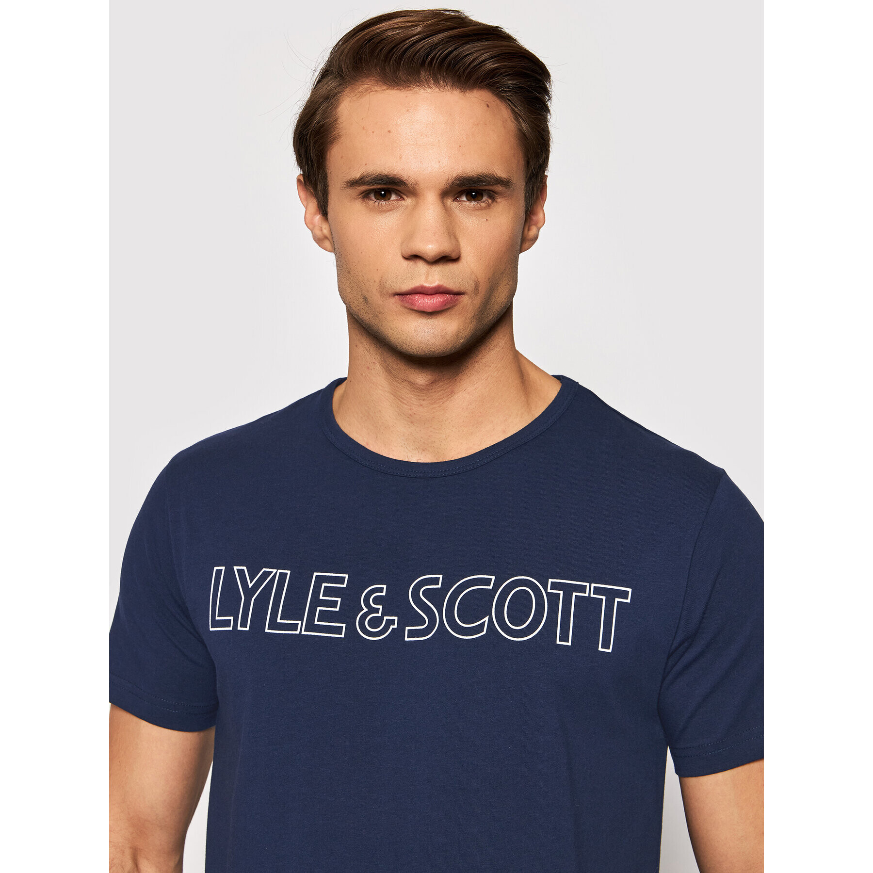 Lyle & Scott Pyžamo Dominic LSLSET947 Tmavomodrá - Pepit.sk