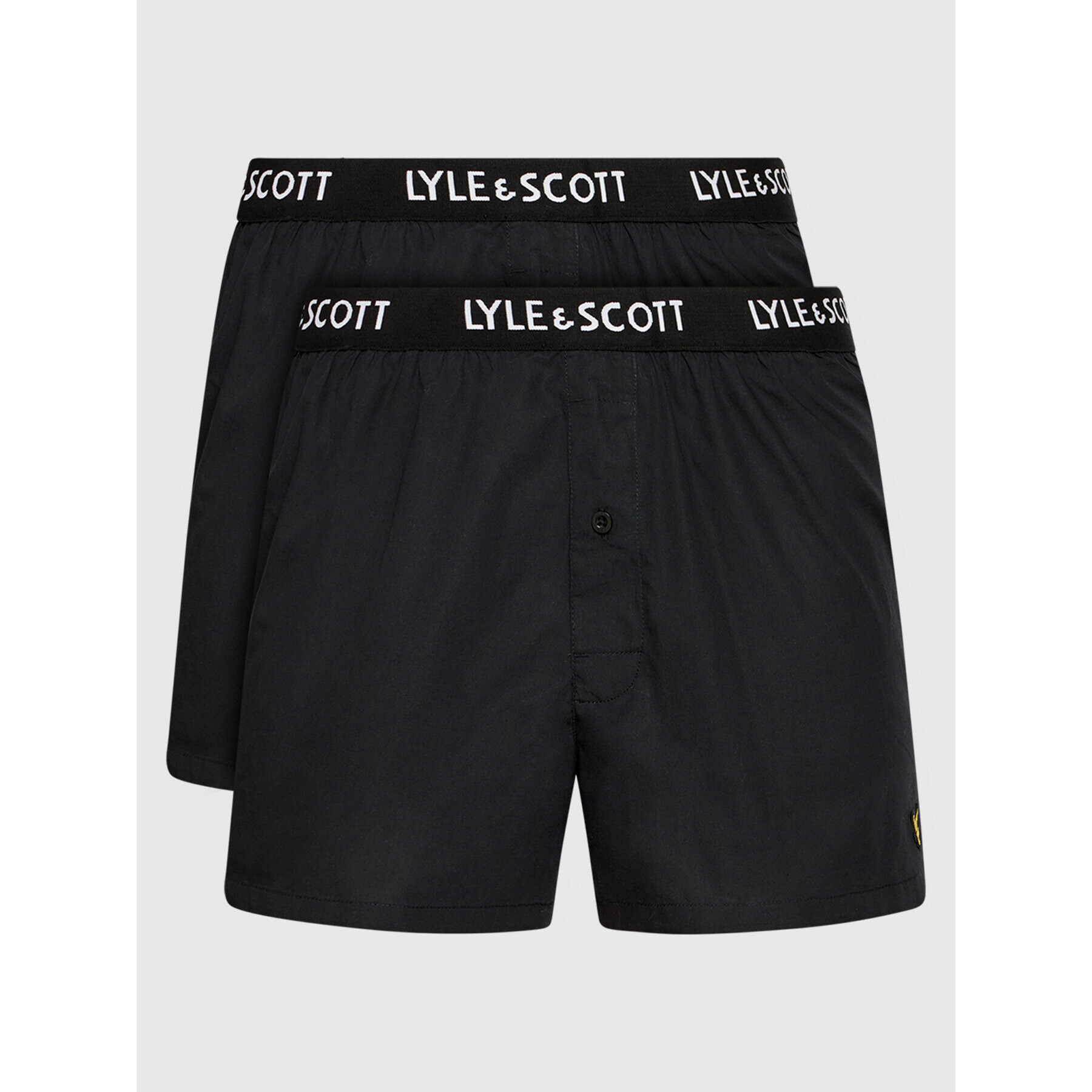 Lyle & Scott Súprava 2 kusov boxeriek Dylan LSBOXER006 Čierna - Pepit.sk