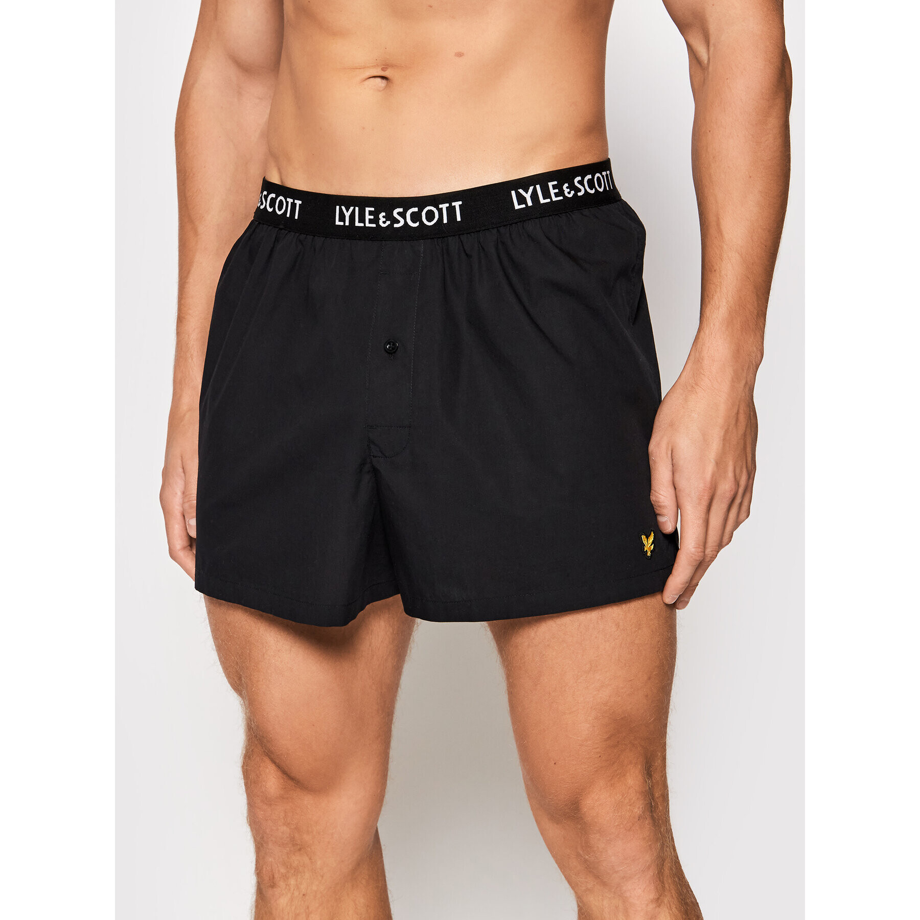 Lyle & Scott Súprava 2 kusov boxeriek Dylan LSBOXER006 Čierna - Pepit.sk