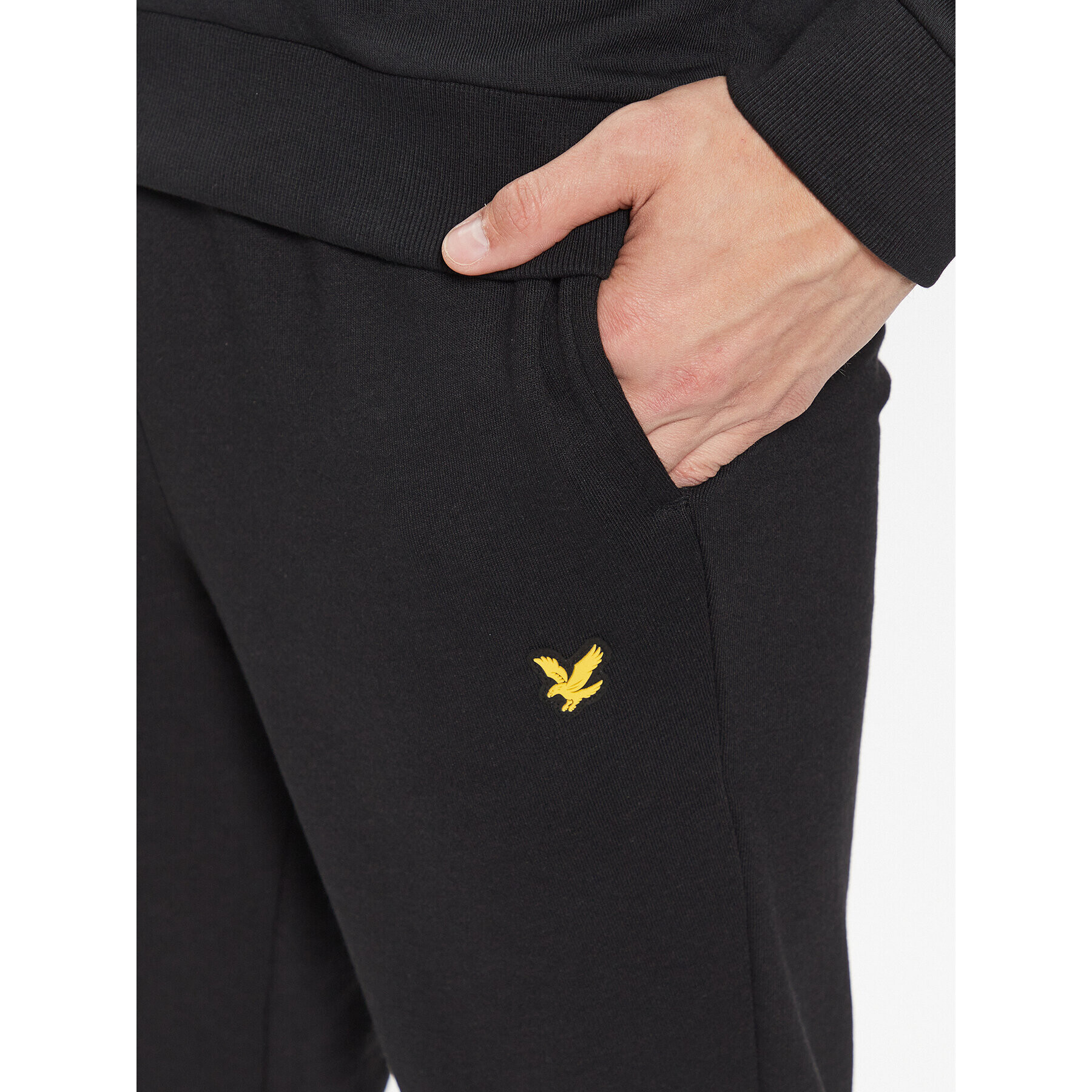 Lyle & Scott Tepláková súprava Printed Hoodie/Jogger Pack TK1700V Čierna Regular Fit - Pepit.sk