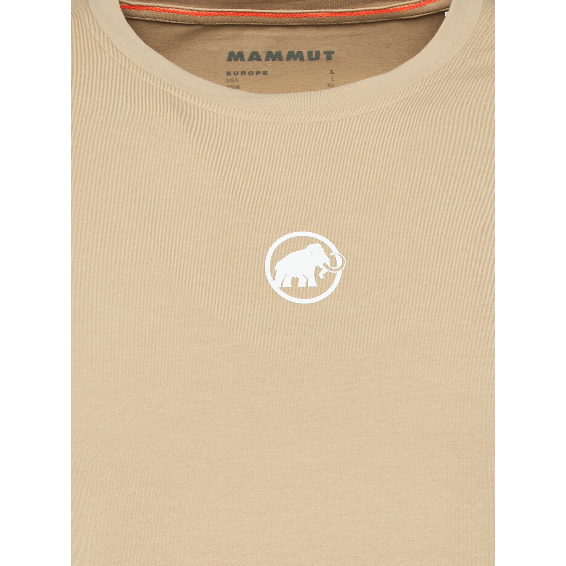 Mammut Tričko Seon T-Shirt Original 1017-04481-7517-113 Béžová Regular Fit - Pepit.sk