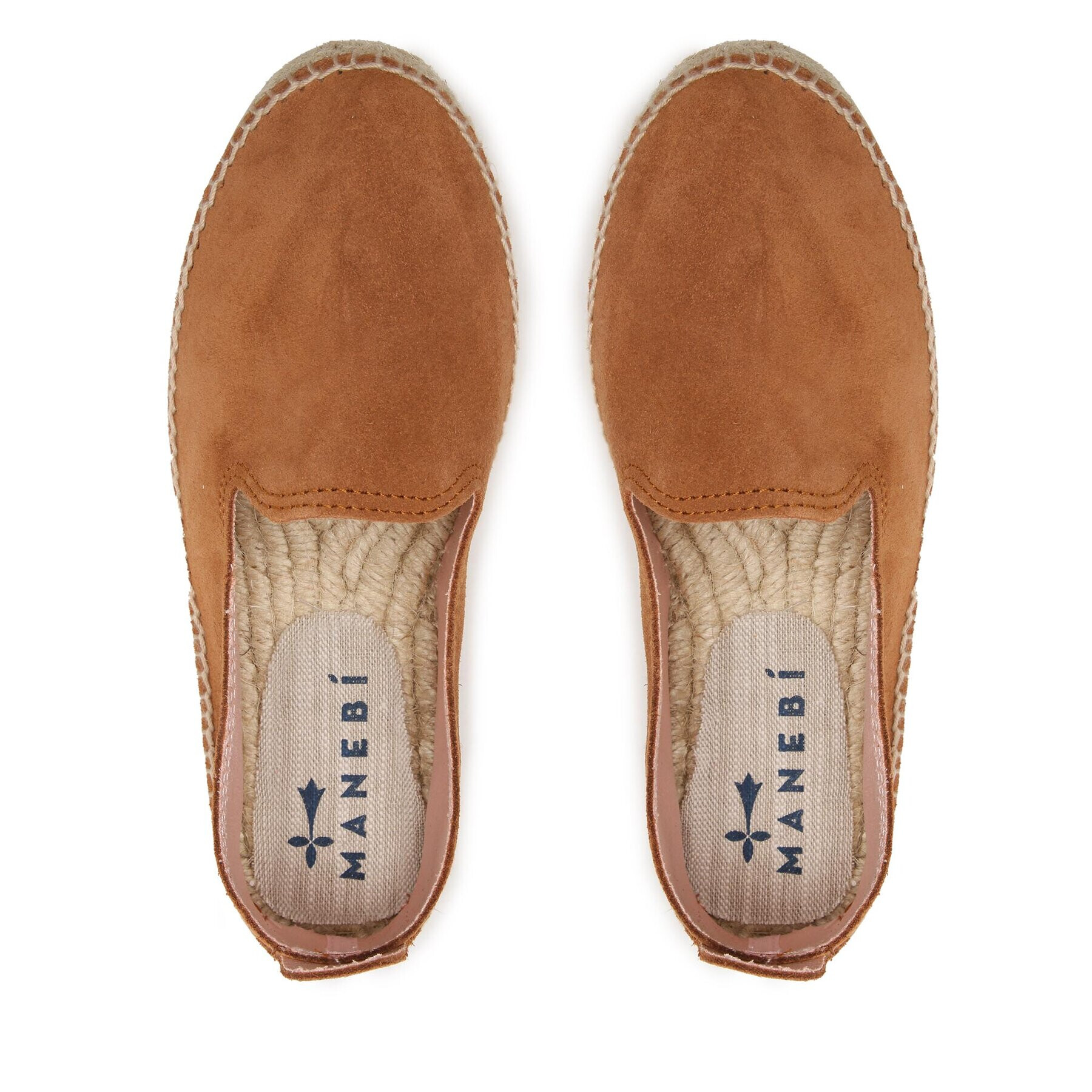 Manebi Espadrilky Double Sole Espadrilles R 3.9 D0 Hnedá - Pepit.sk