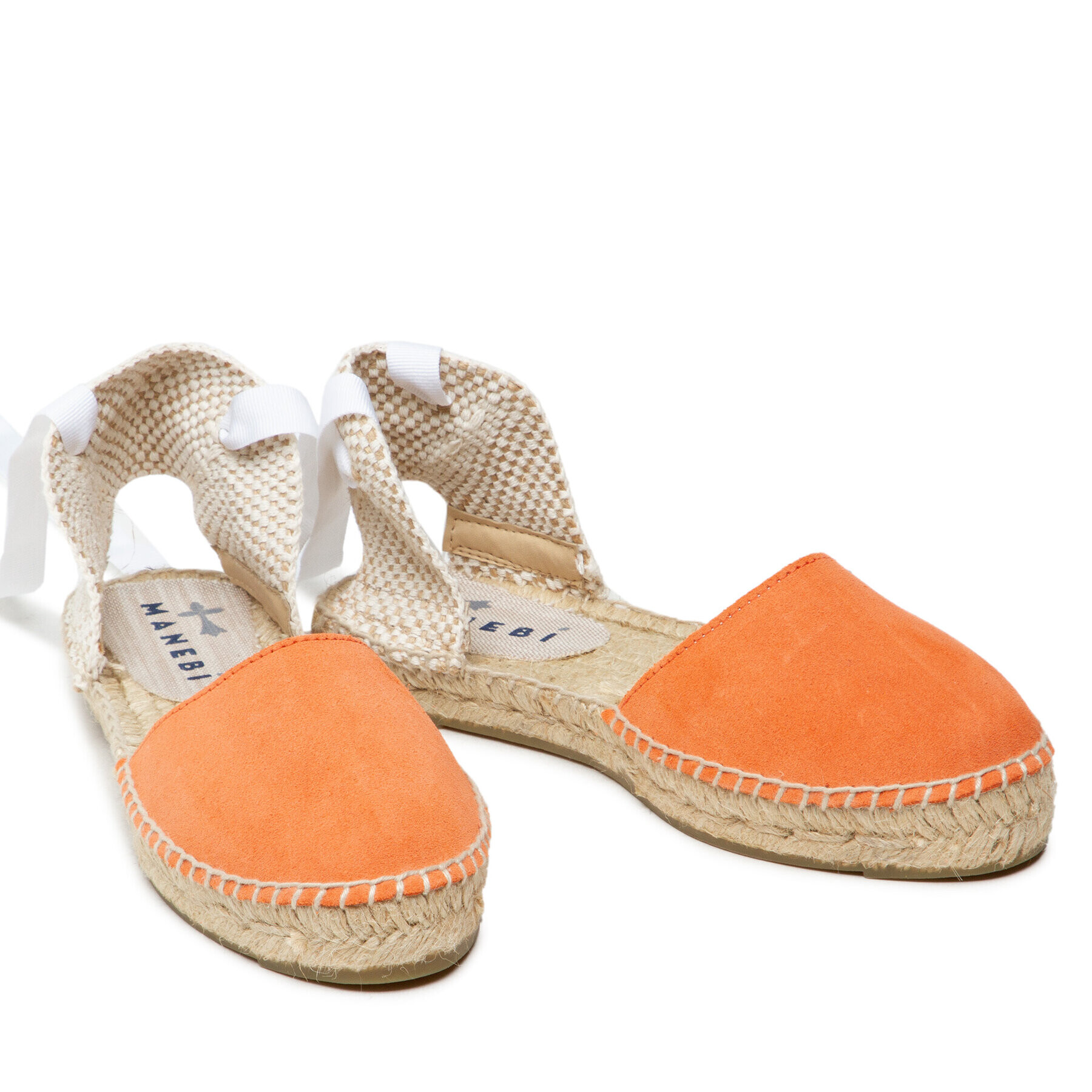 Manebi Espadrilky Flat Valenciana R 3.3 P0 Oranžová - Pepit.sk