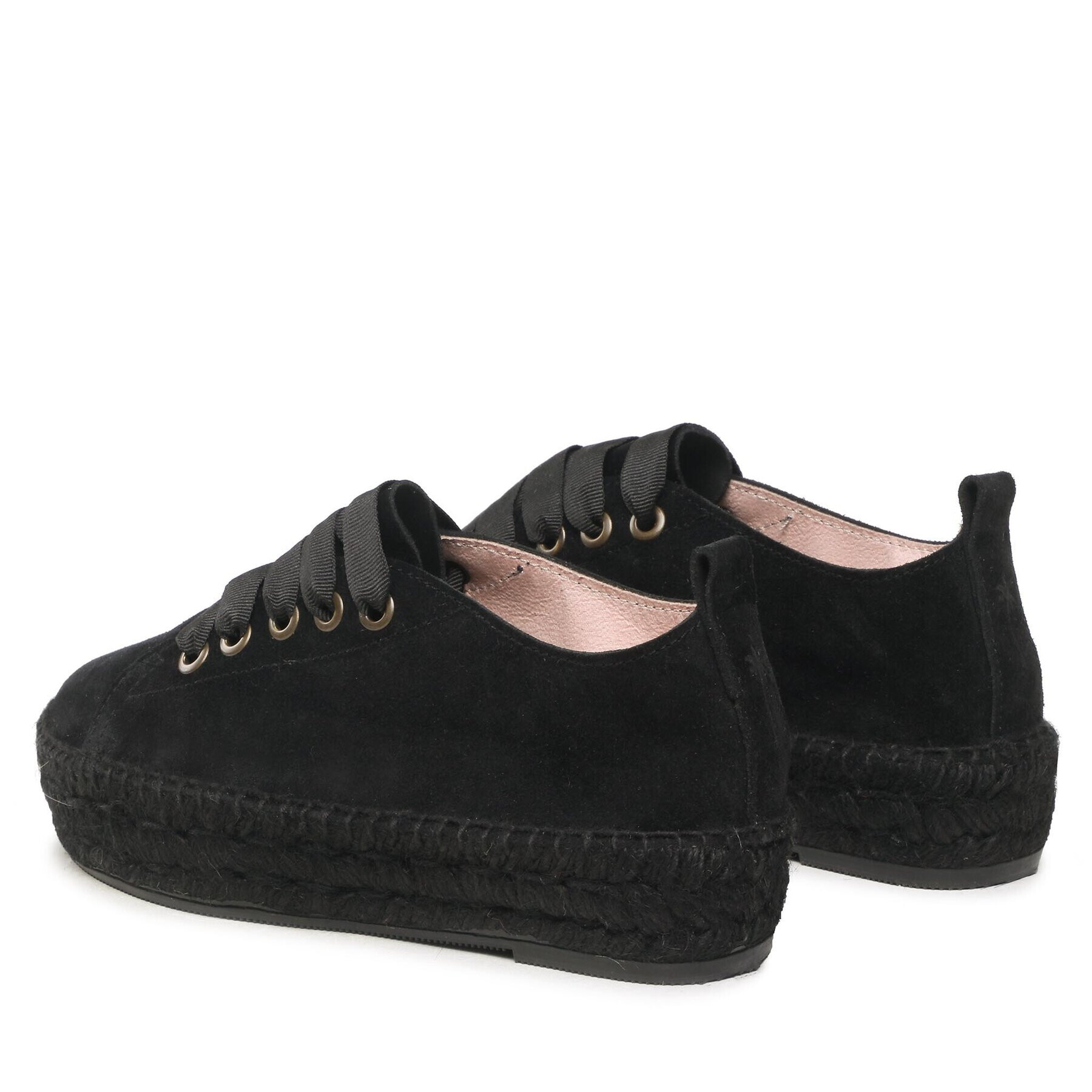 Manebi Espadrilky Lace-Up Espadrilles R 2.2 E0 Čierna - Pepit.sk