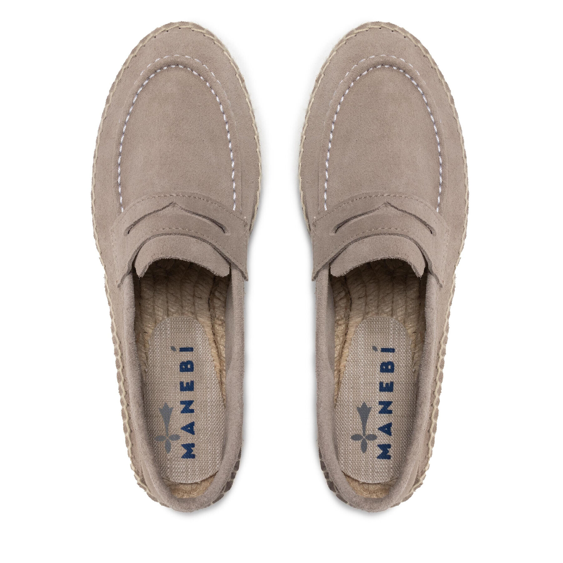 Manebi Espadrilky Loafers W W 1.9 LW Sivá - Pepit.sk