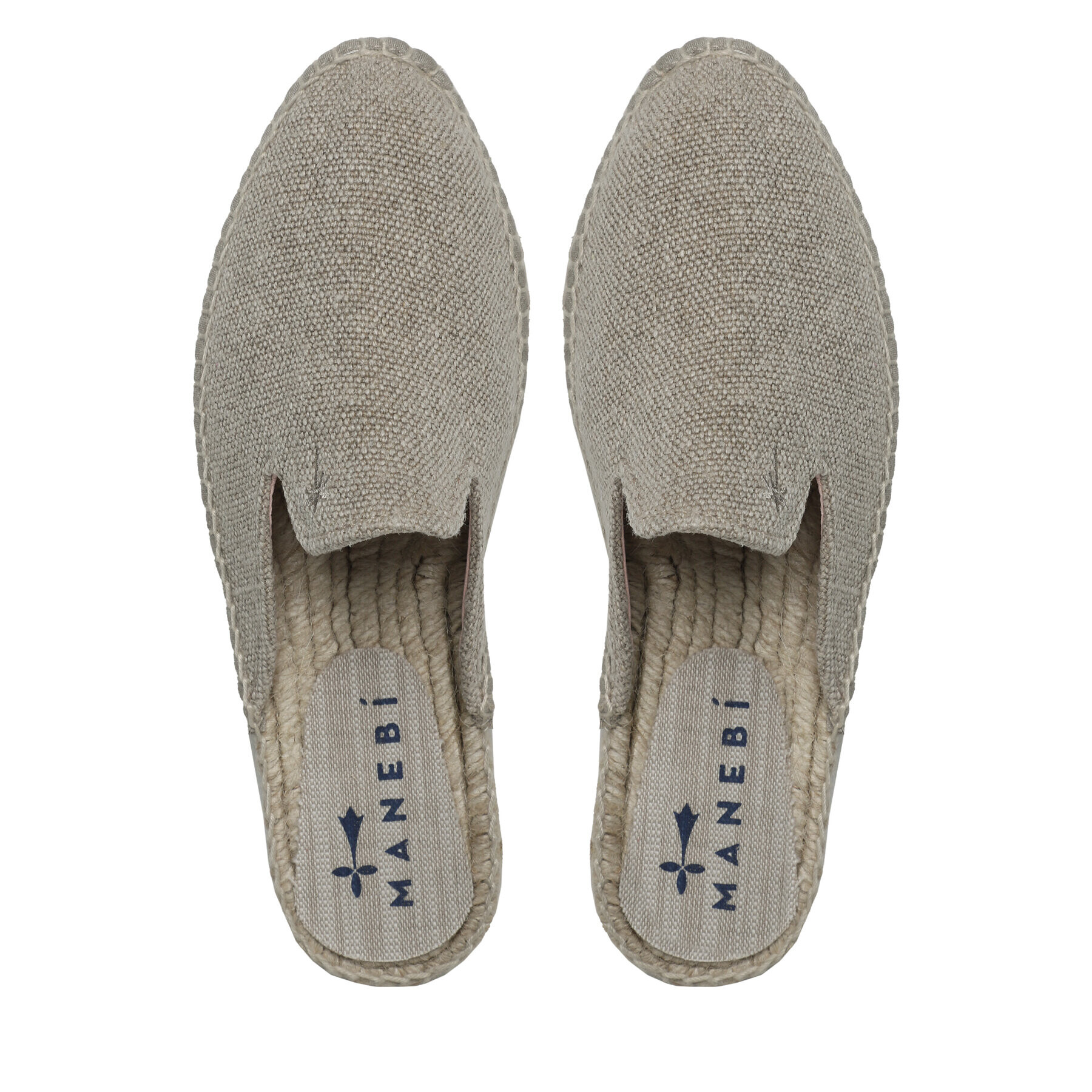 Manebi Espadrilky Mules O 7.1 M0 Béžová - Pepit.sk