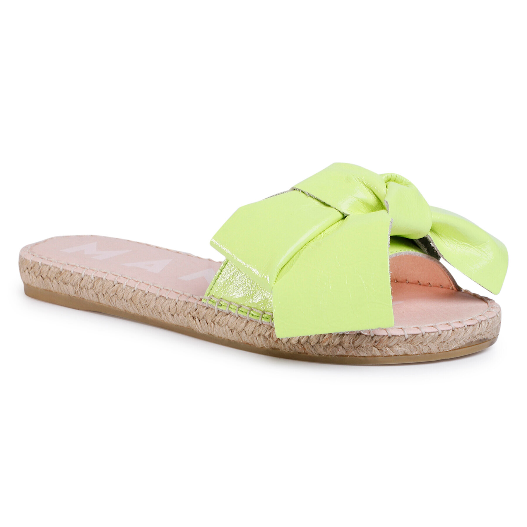 Manebi Espadrilky Sandals With Bow F 9.0 J0 Zelená - Pepit.sk