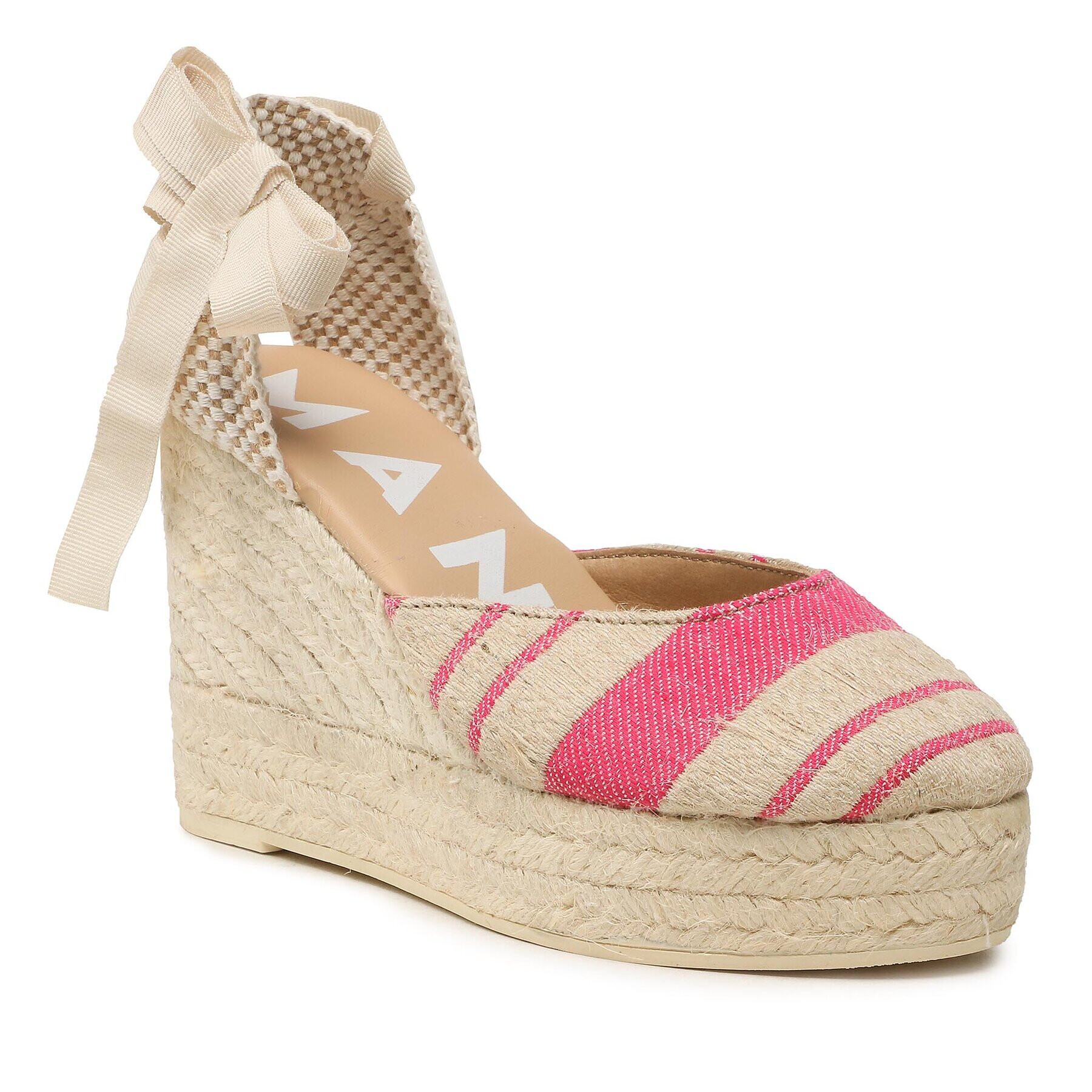 Manebi Espadrilky Wedge Espadrilles G 4.5 Wv Béžová - Pepit.sk