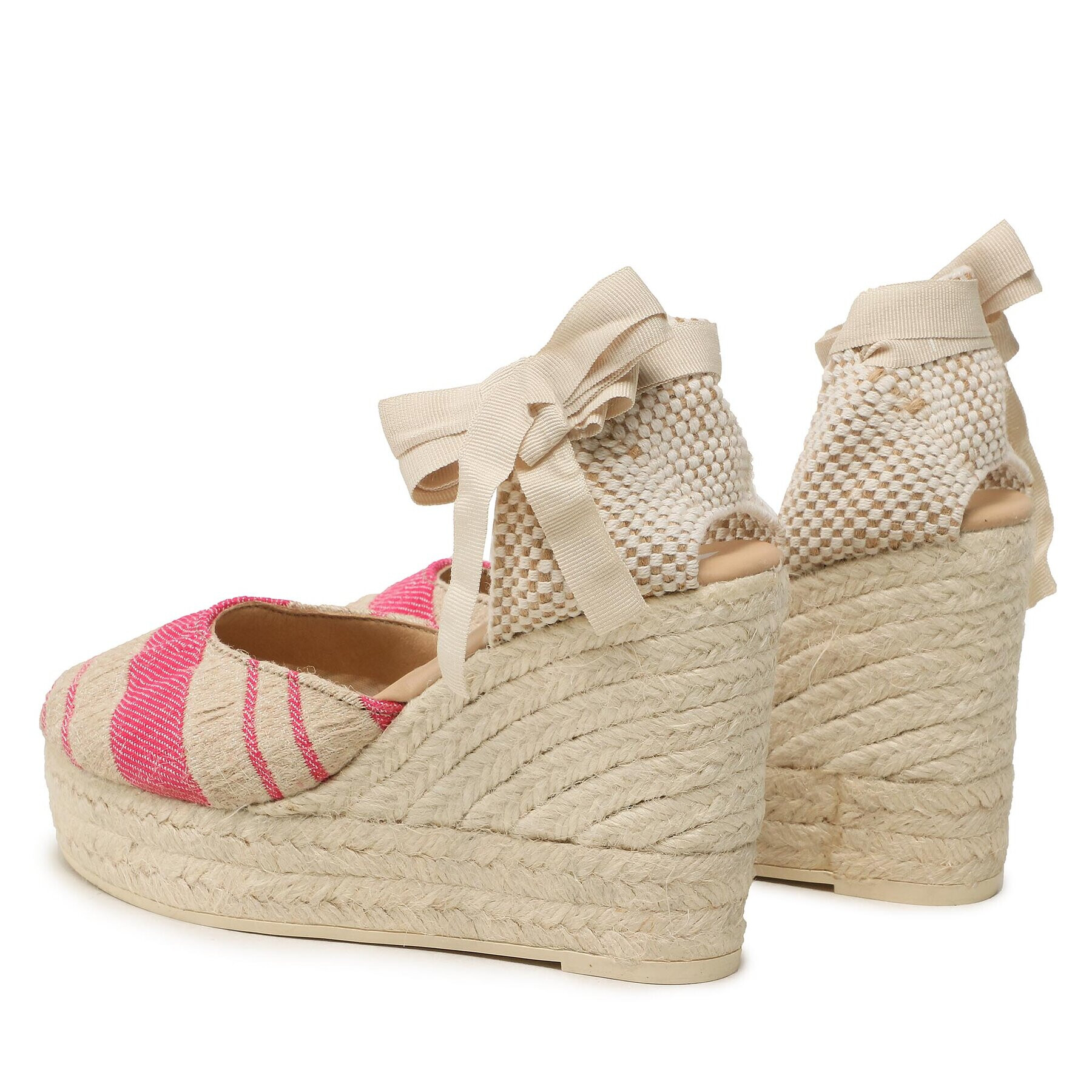 Manebi Espadrilky Wedge Espadrilles G 4.5 Wv Béžová - Pepit.sk