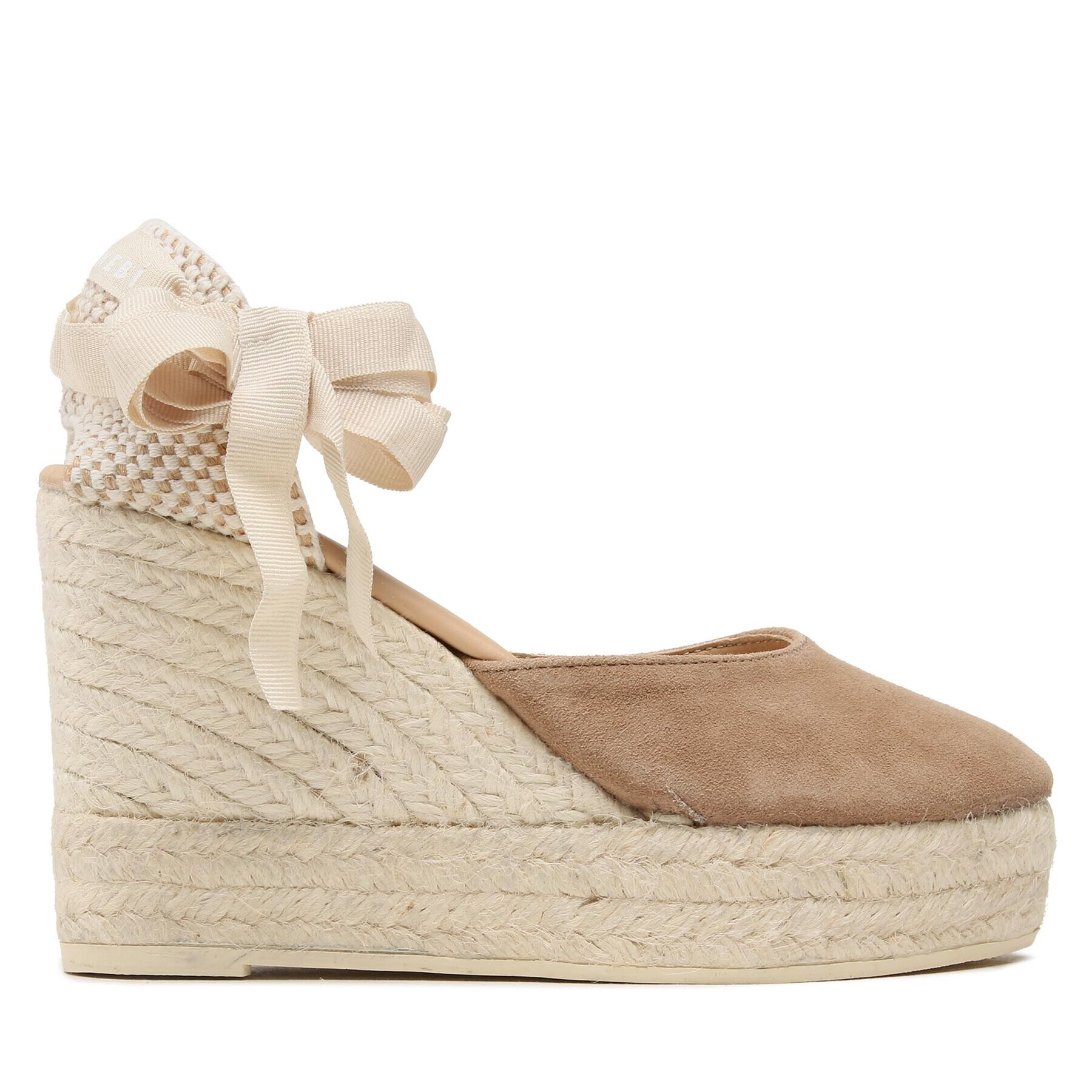 Manebi Espadrilky Wedge Espadrilles W 1.9 WV Hnedá - Pepit.sk