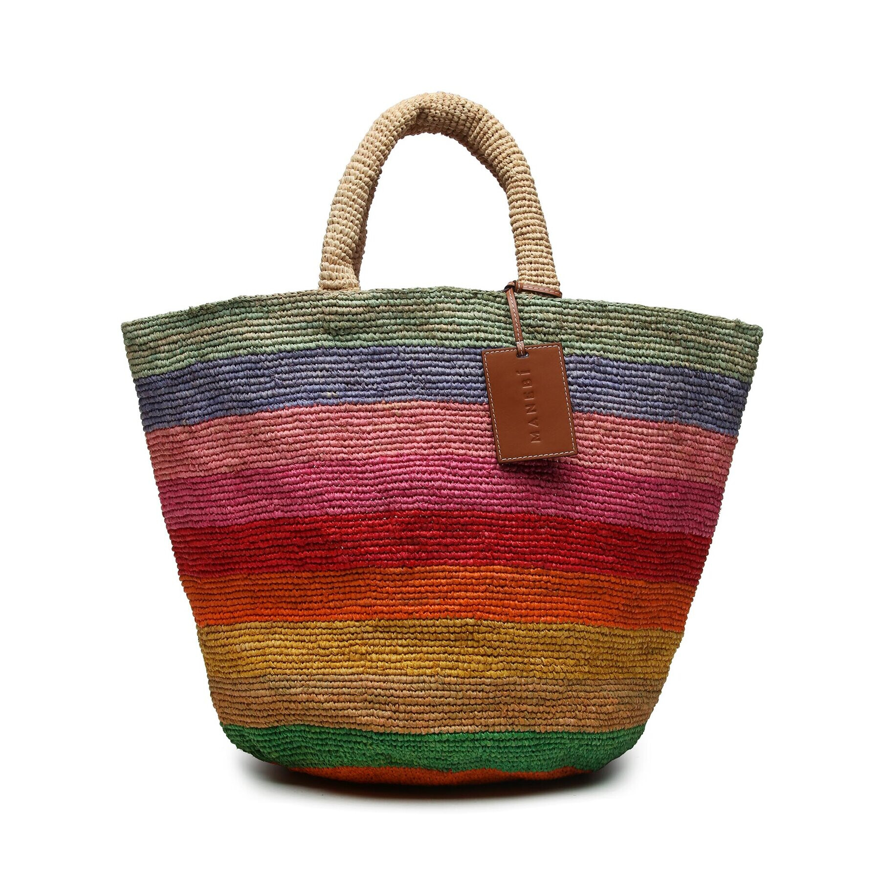 Manebi Kabelka Natural Raffia Summer Bag V 2.5 AD Farebná - Pepit.sk