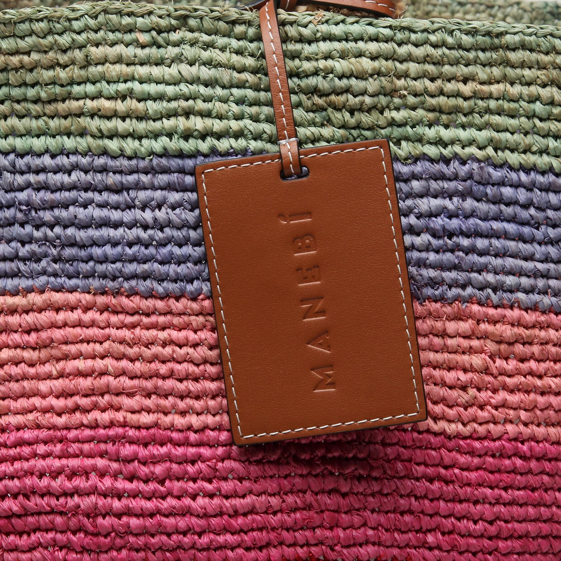 Manebi Kabelka Natural Raffia Summer Bag V 2.5 AD Farebná - Pepit.sk