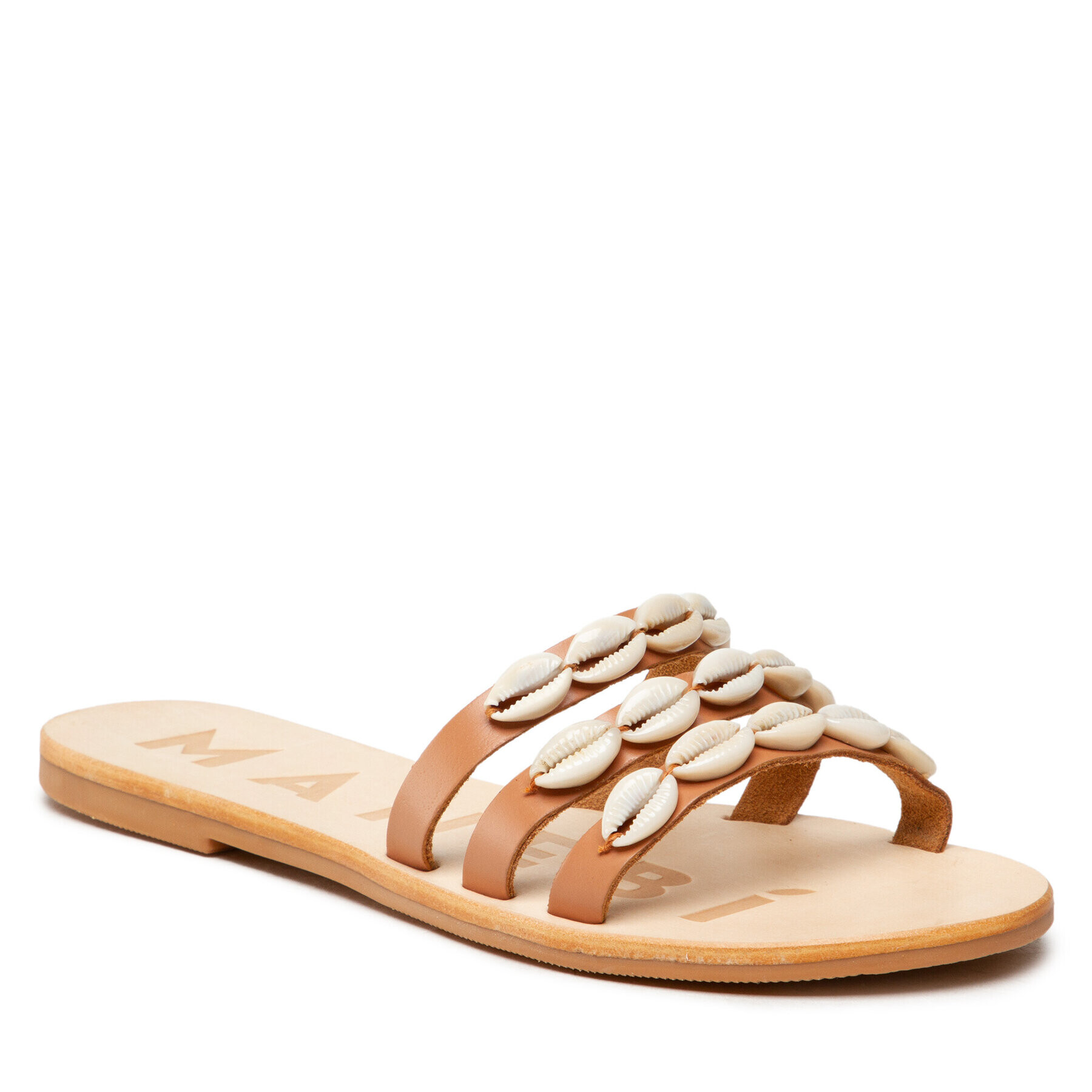 Manebi Šľapky Leather Sandals S 0.1 Y0 Hnedá - Pepit.sk