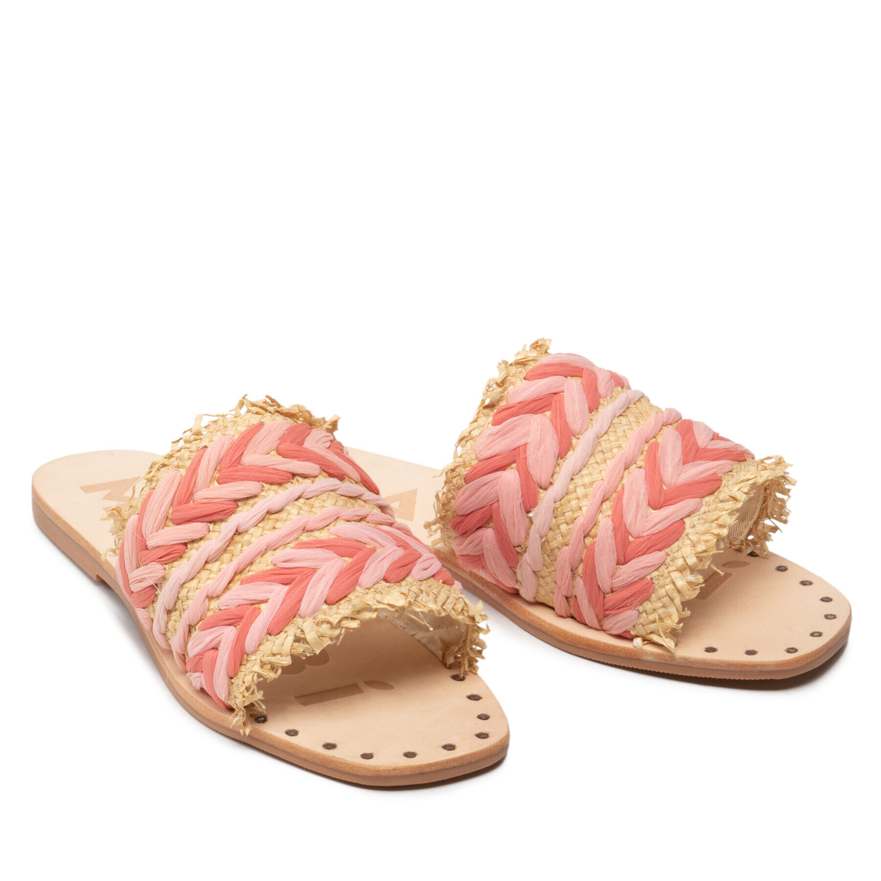 Manebi Šľapky Leather Sandals S 8.3 Y0 Ružová - Pepit.sk