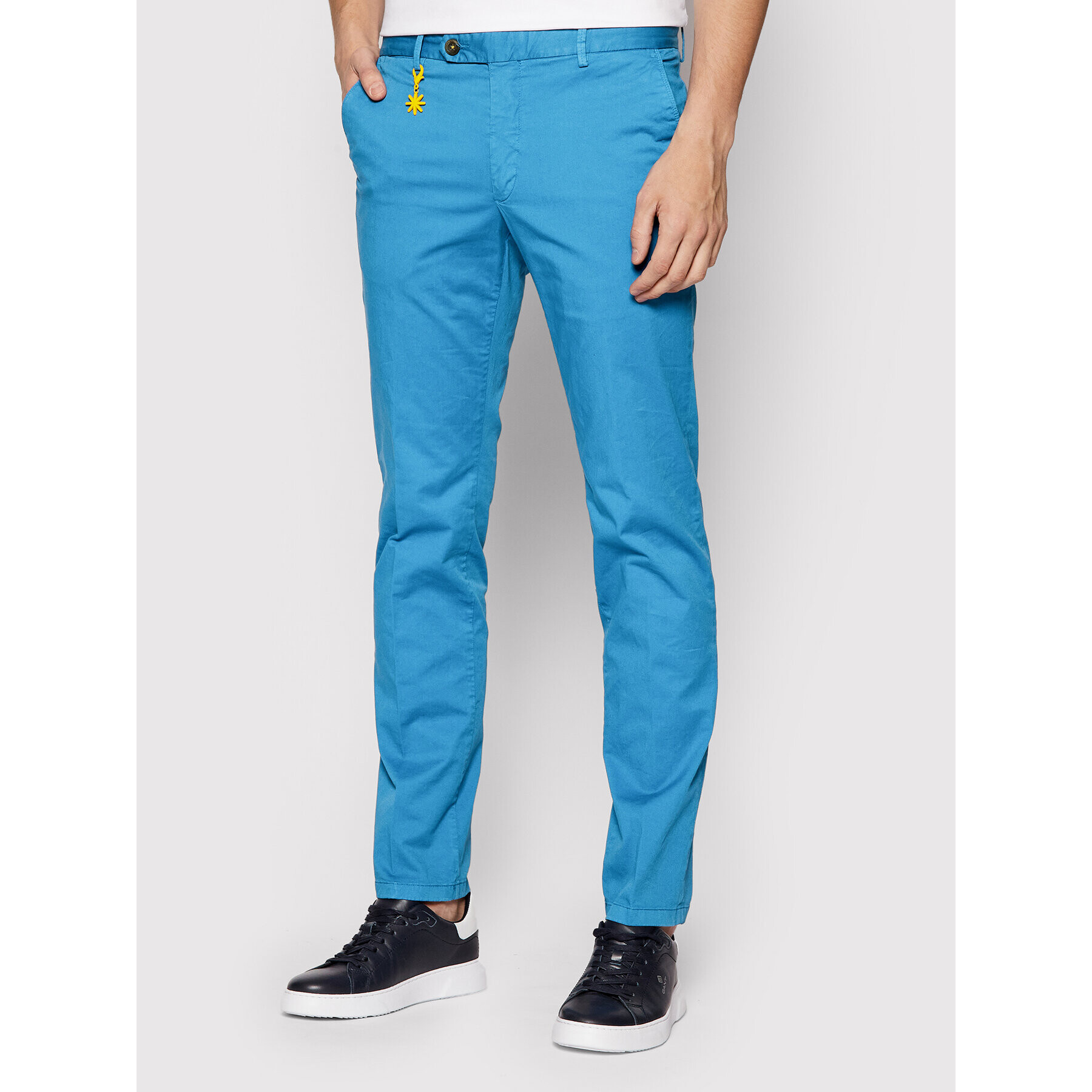 Manuel Ritz Chino nohavice 3232P1418T 223352 Modrá Slim Fit - Pepit.sk