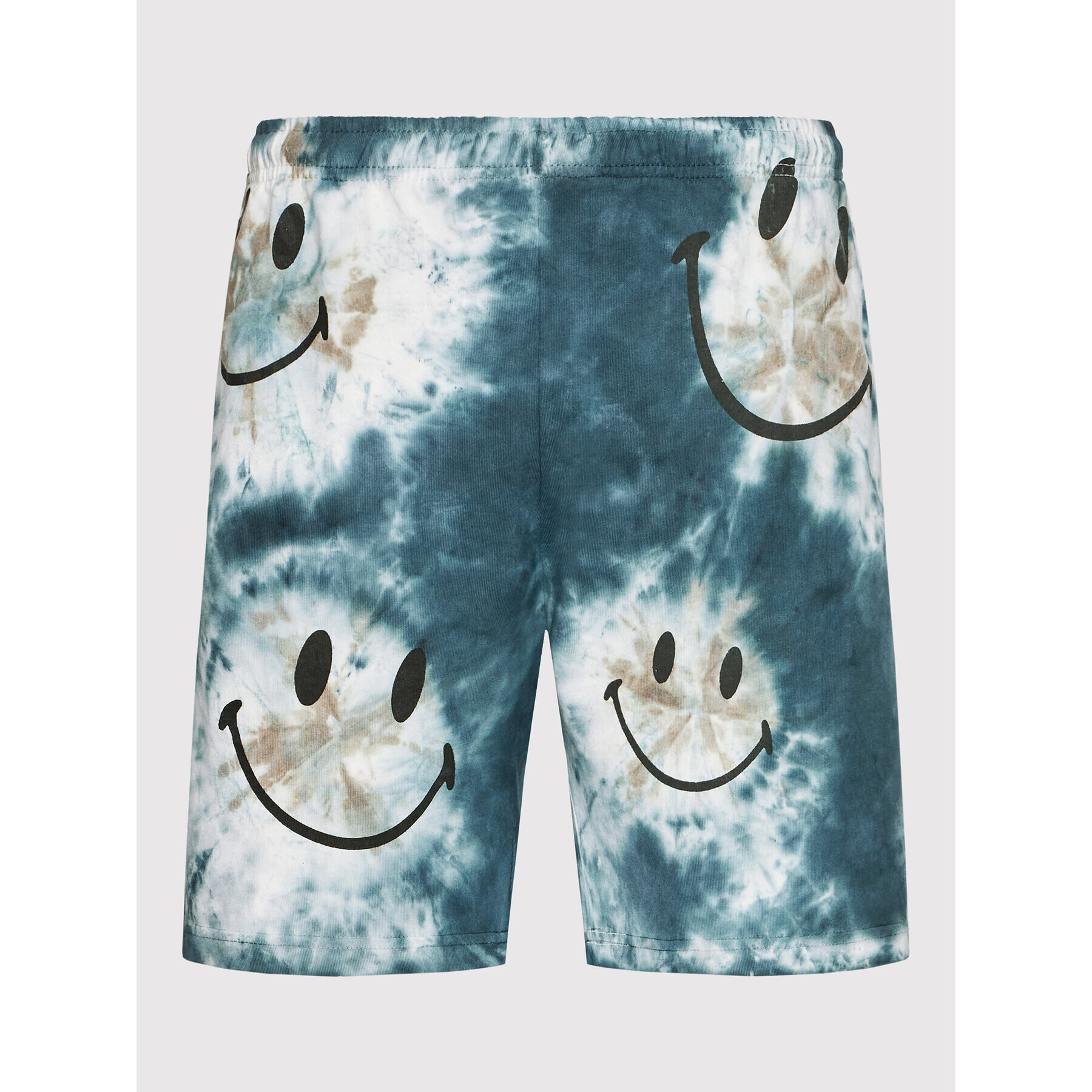 Market Športové kraťasy Unisex SMILEY Shibori Dye 395000526 Sivá Regular Fit - Pepit.sk