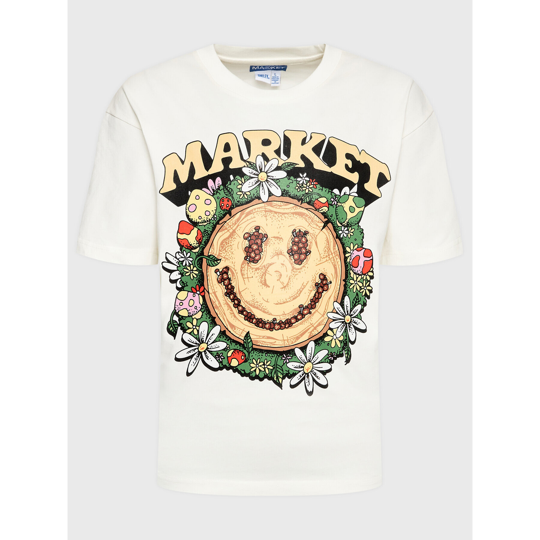 Market Tričko SMILEY 399001352 Biela Regular Fit - Pepit.sk