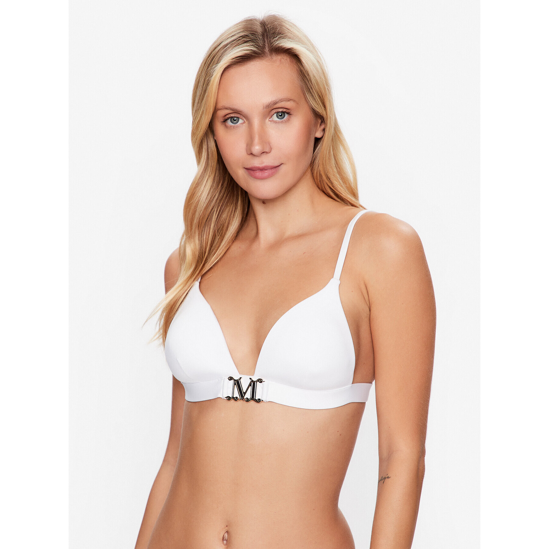 Max Mara Beachwear Vrchný diel bikín Astra 233821013 Biela - Pepit.sk