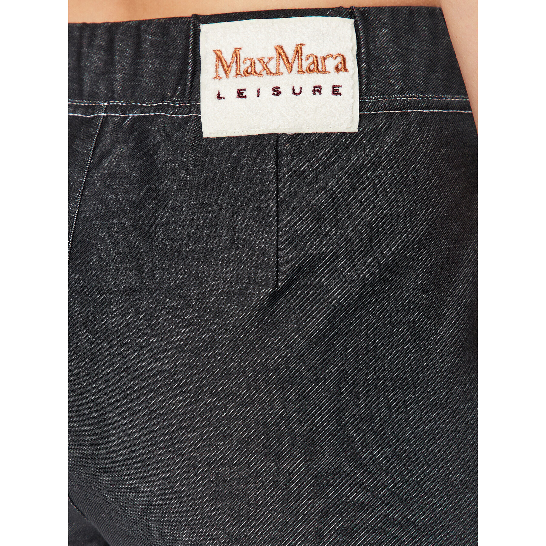 Max Mara Leisure Bavlnené nohavice Adria 23378602 Sivá Regular Fit - Pepit.sk