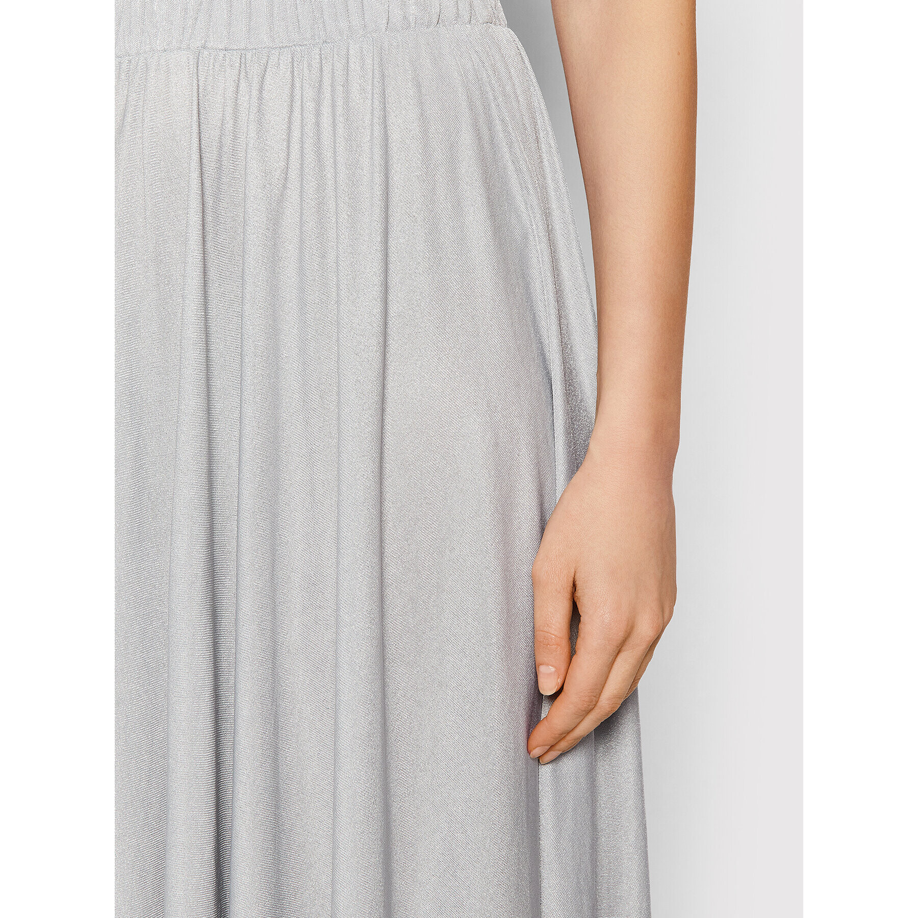 Max Mara Leisure Midi sukňa Barni 37710126 Sivá Regular Fit - Pepit.sk